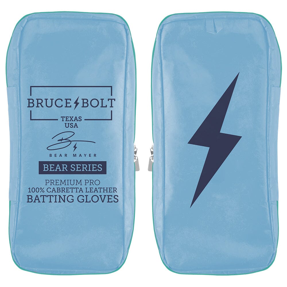 Bear Series Short Cuff Batting Gloves - Tidal Blue- thumb 6