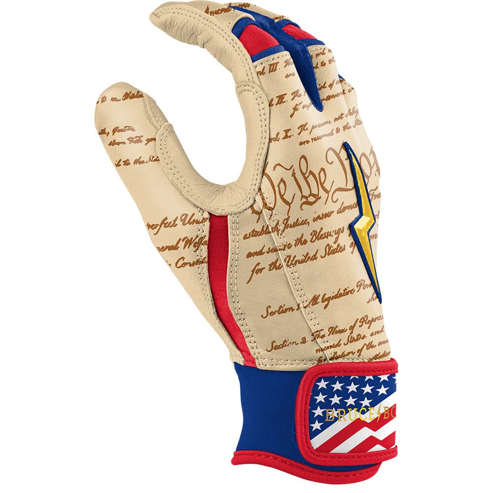 Limited Edition Bear Series Short Cuff Batting Gloves - Screeching Eagle- thumb 5