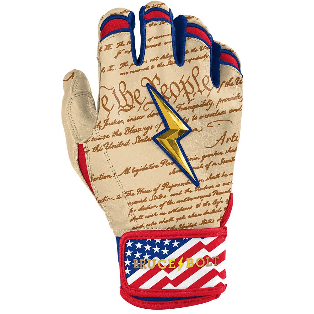 Limited Edition Bear Series Short Cuff Batting Gloves - Screeching Eagle- thumb 4
