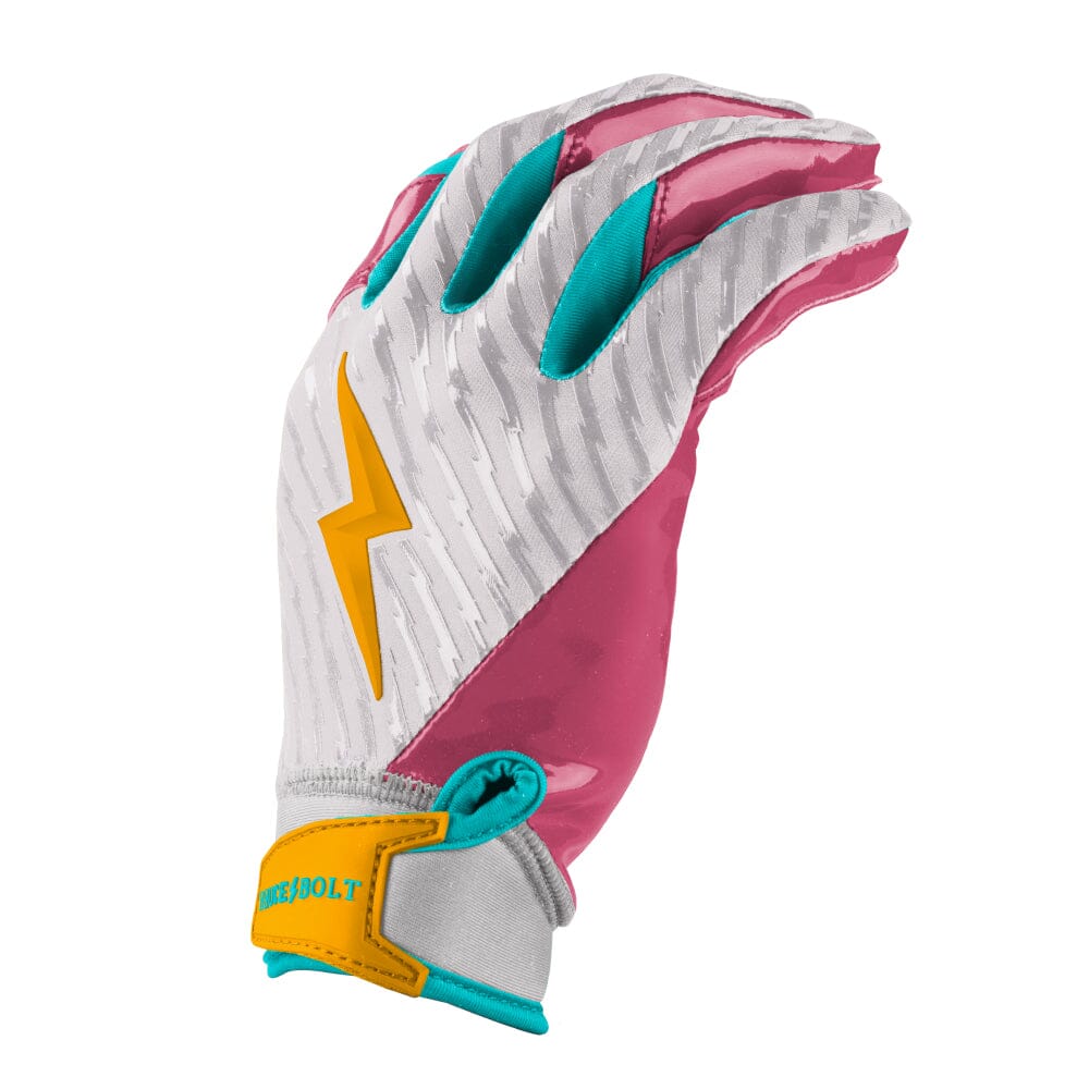 Bolt Series Football Skill Gloves - Sunrise- quickbuy