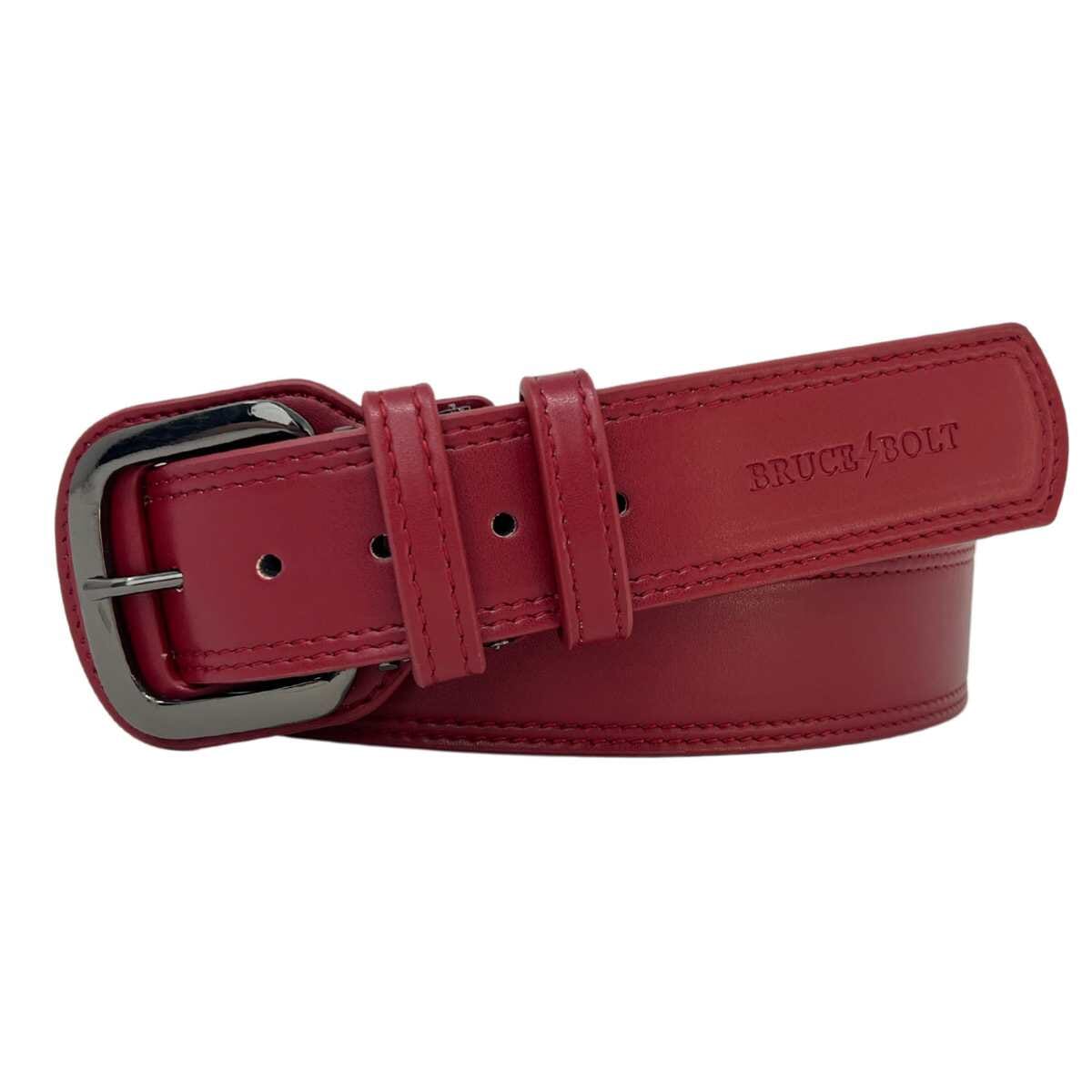 Premium Pro Adjustable Baseball Belt - Maroon- quickbuy