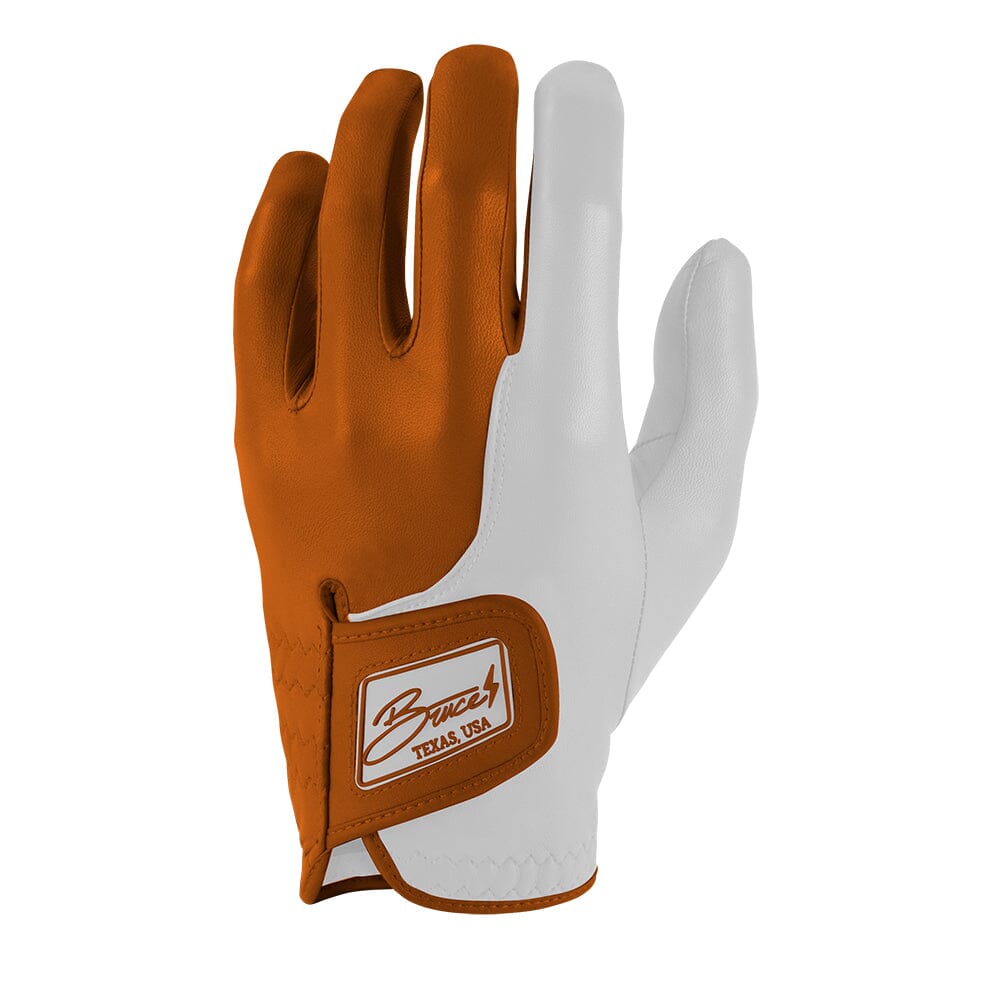 Bear Series Golf Gloves (On Left, 2-Pack) - Austin Orange- quickbuy