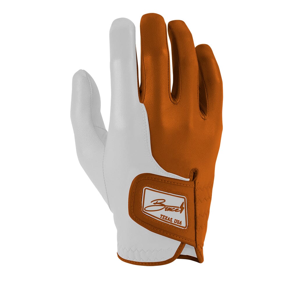 Bear Series Golf Gloves (On Right, 2-Pack) - Austin Orange- quickbuy