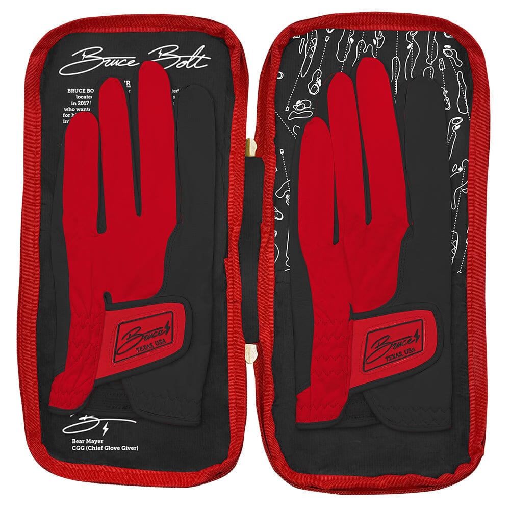 Bear Series Golf Gloves (On Left, 2-Pack) - Lubbock Black- thumb 6