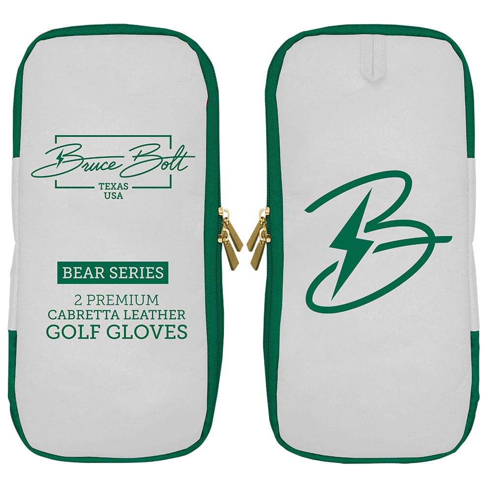 Bear Series Golf Gloves (On Left, 2-Pack) - Augusta White- thumb 7