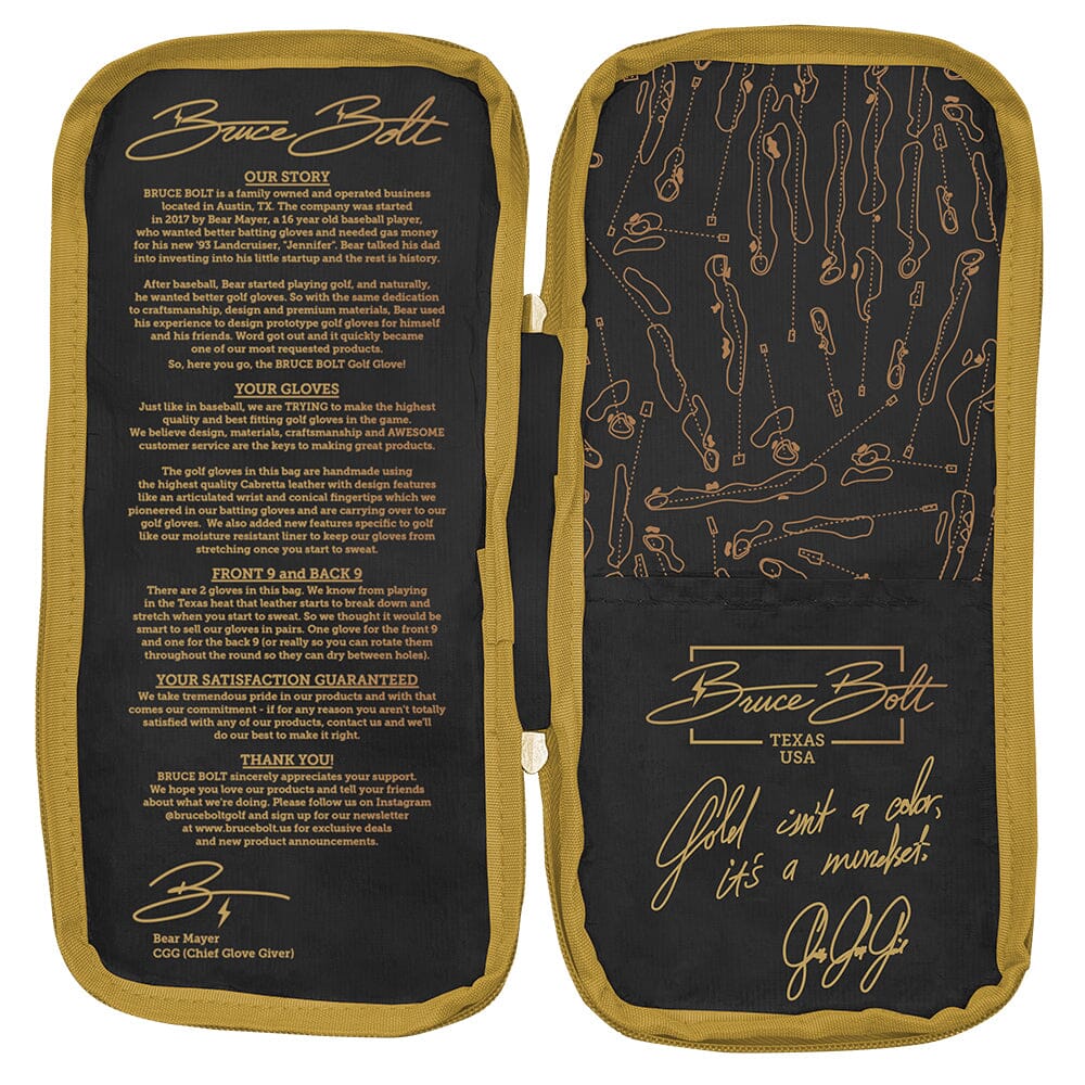 Gabby Golf Girl Creator Series Golf Gloves (On Left, 2-Pack) - Gold- thumb 13