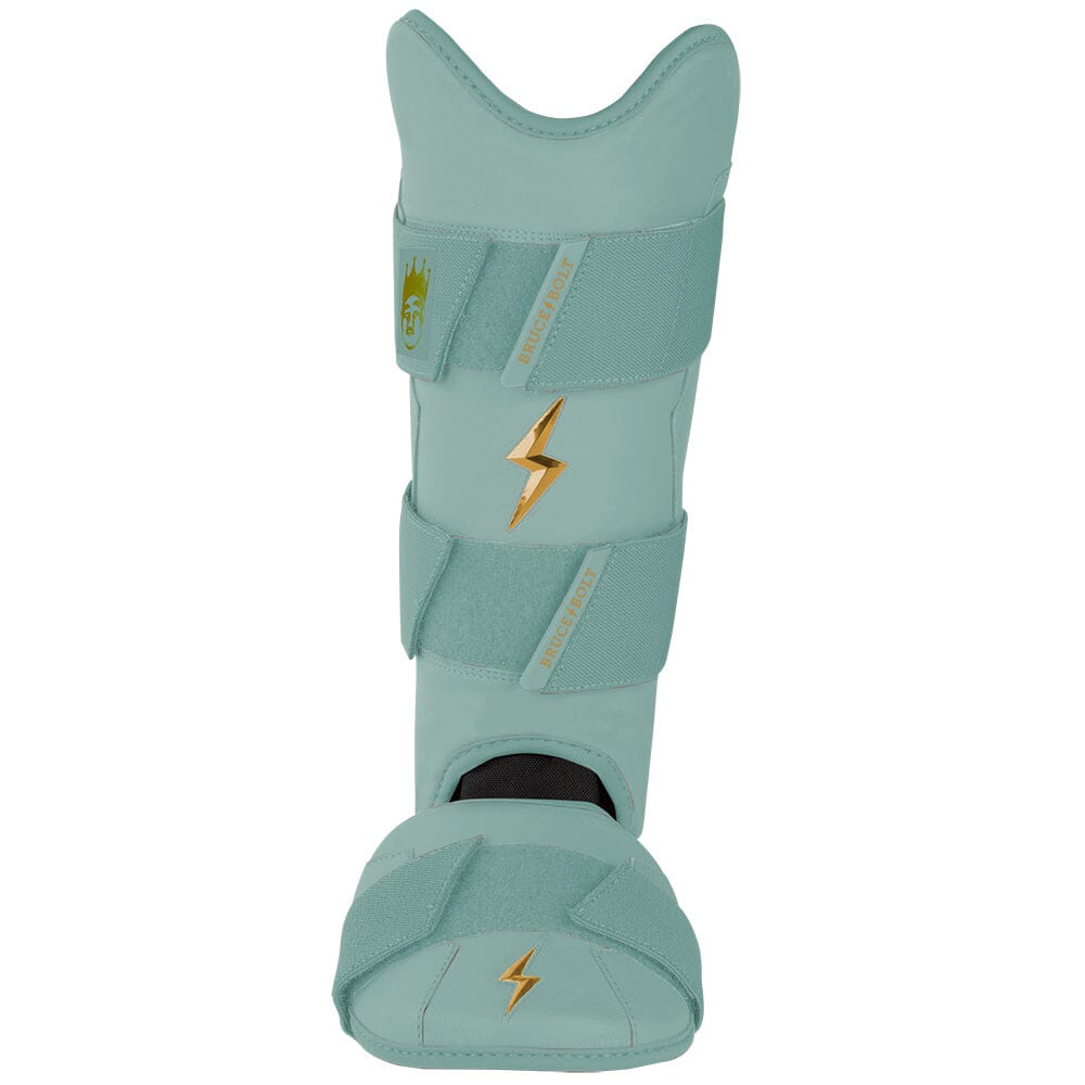 King of JUCO Creator Series Leg Guard - Mint/Gold- quickbuy
