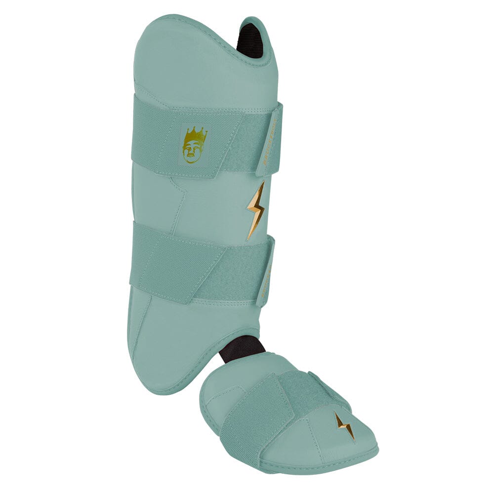 King of JUCO Creator Series Leg Guard - Mint/Gold- thumb 3