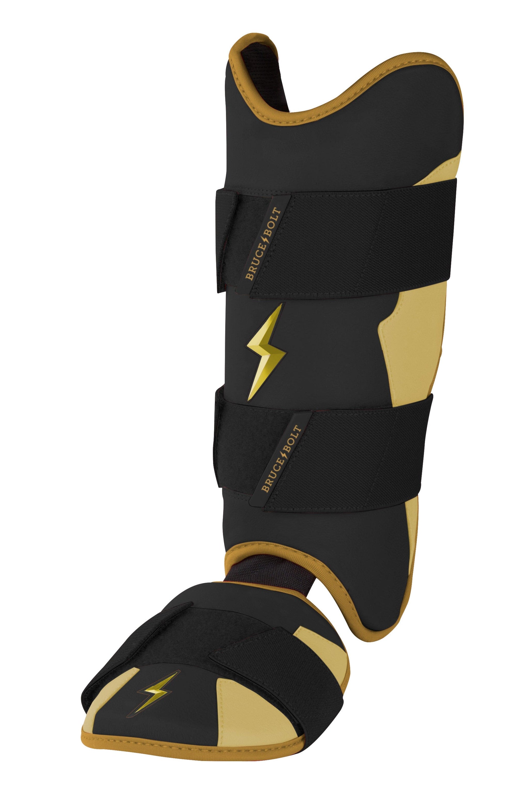 Gold Series Leg Guard - Black/Gold- thumb 3