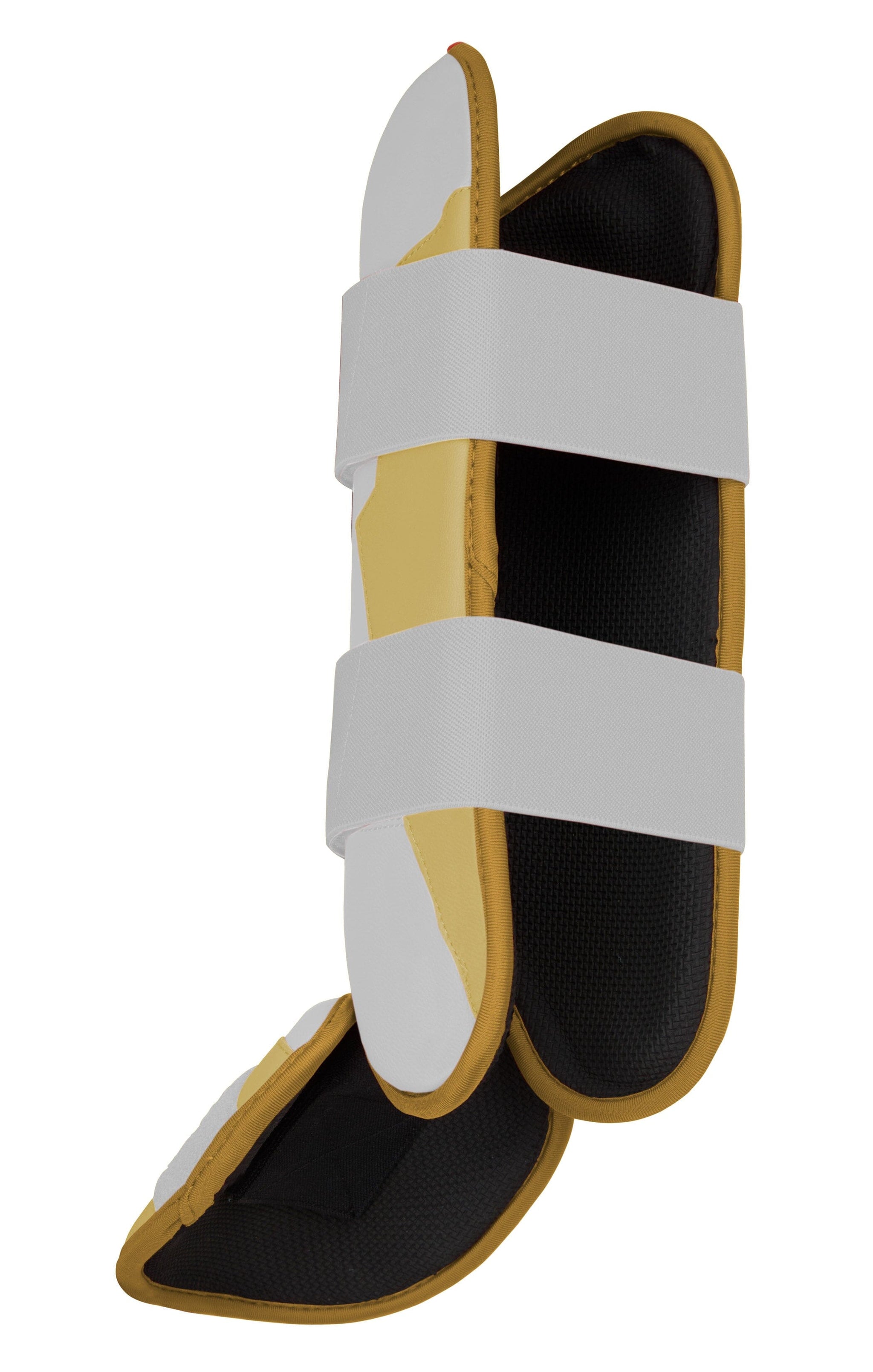 Gold Series Leg Guard - White/Gold- quickbuy
