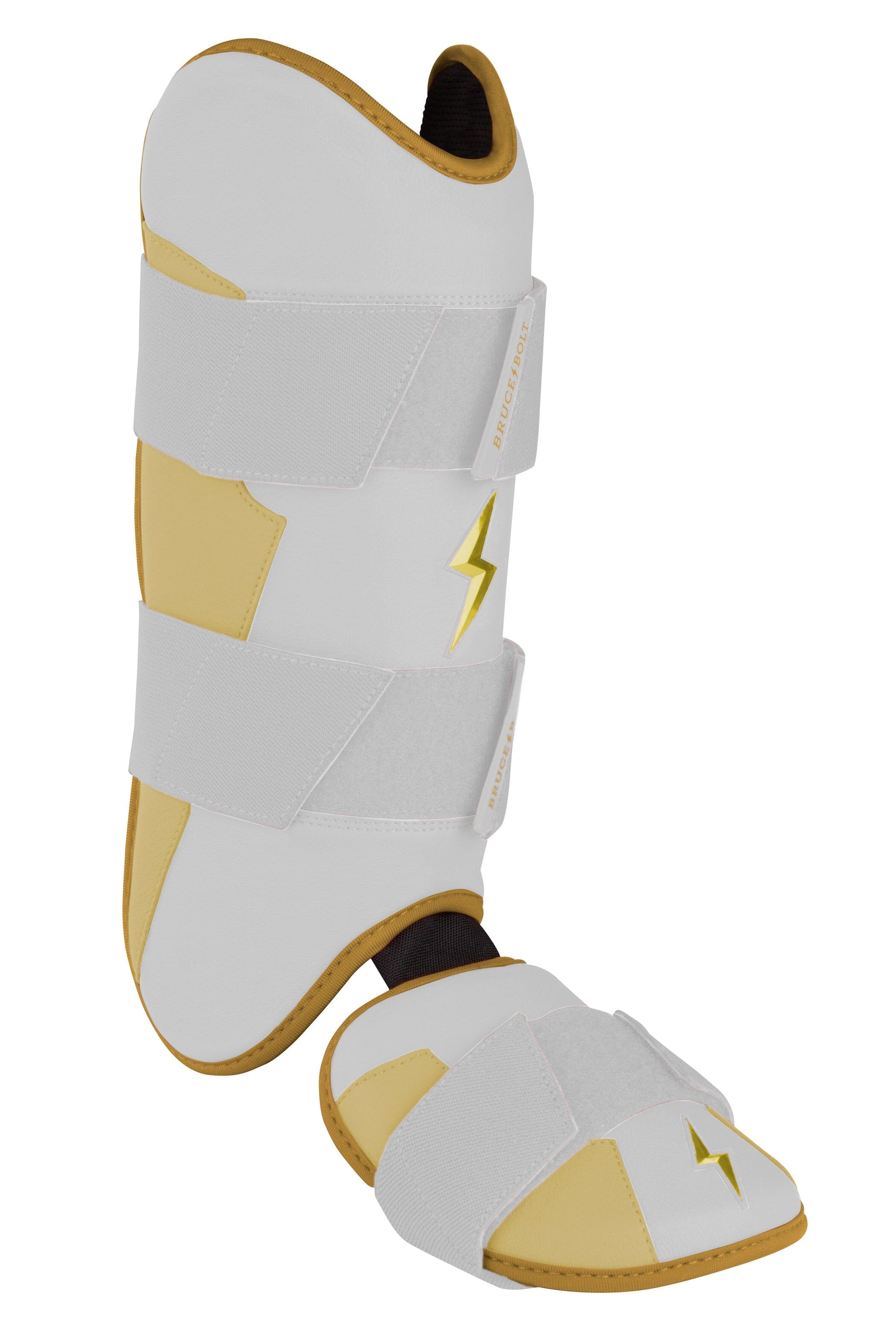 Gold Series Leg Guard - White/Gold- thumb 4
