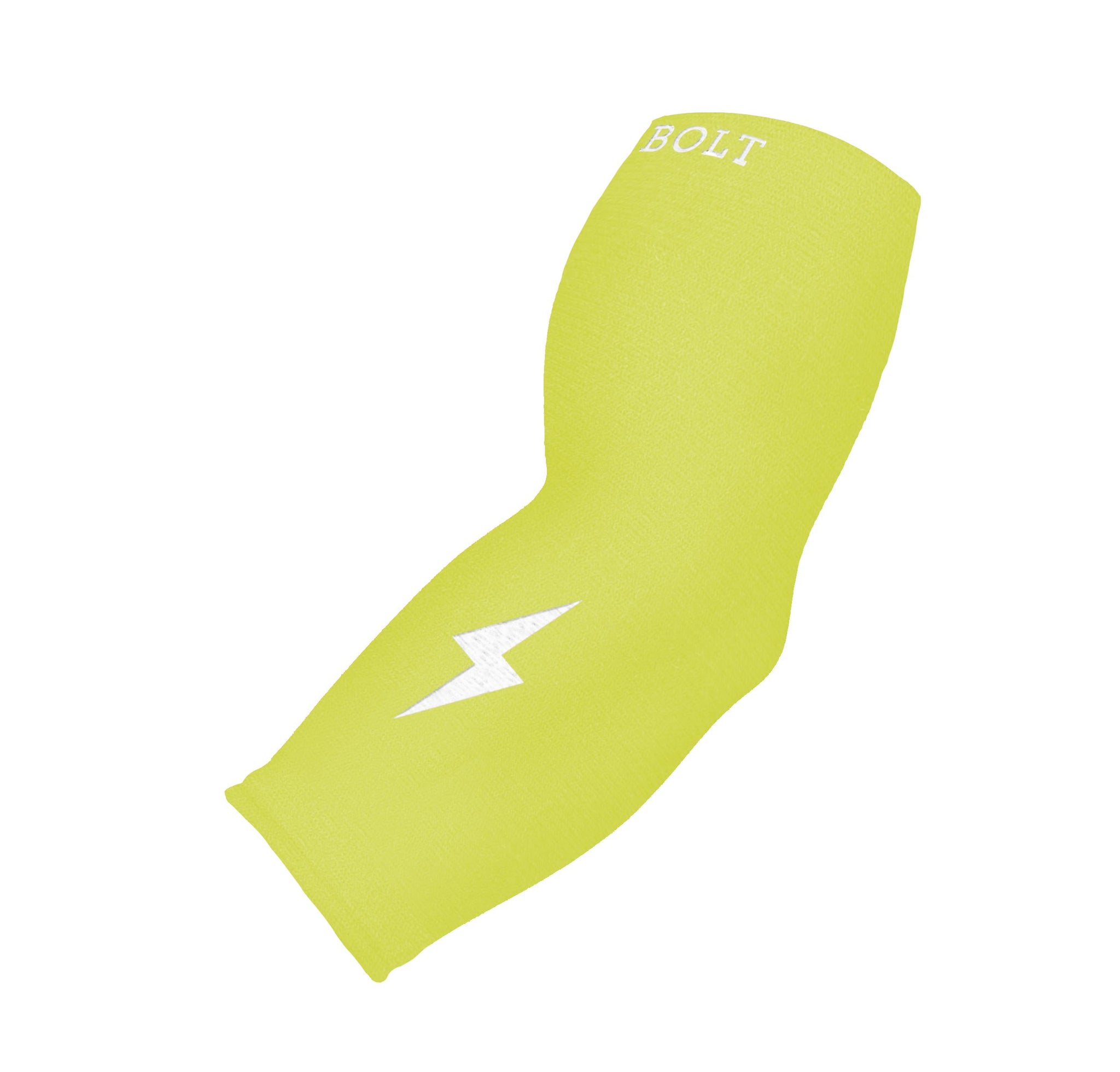 Graduated Compression Premium 3/4 Arm Sleeve - Neon Yellow - 1