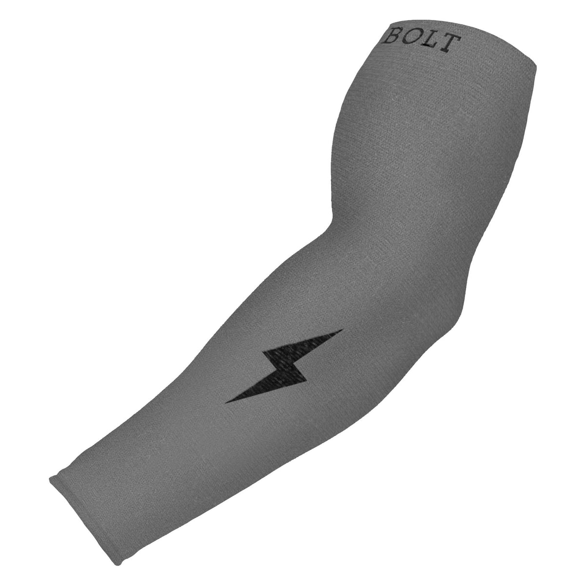 BRUCE BOLT Premium Arm Sleeve S/M ホワイト White Arm Sleeve for Baseball, Football, & Basketball