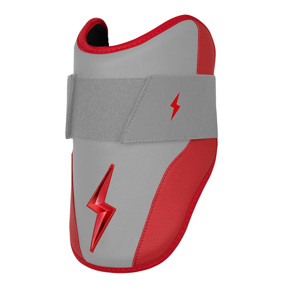 Grey Series 6" Elbow Guard - Red- thumb 4