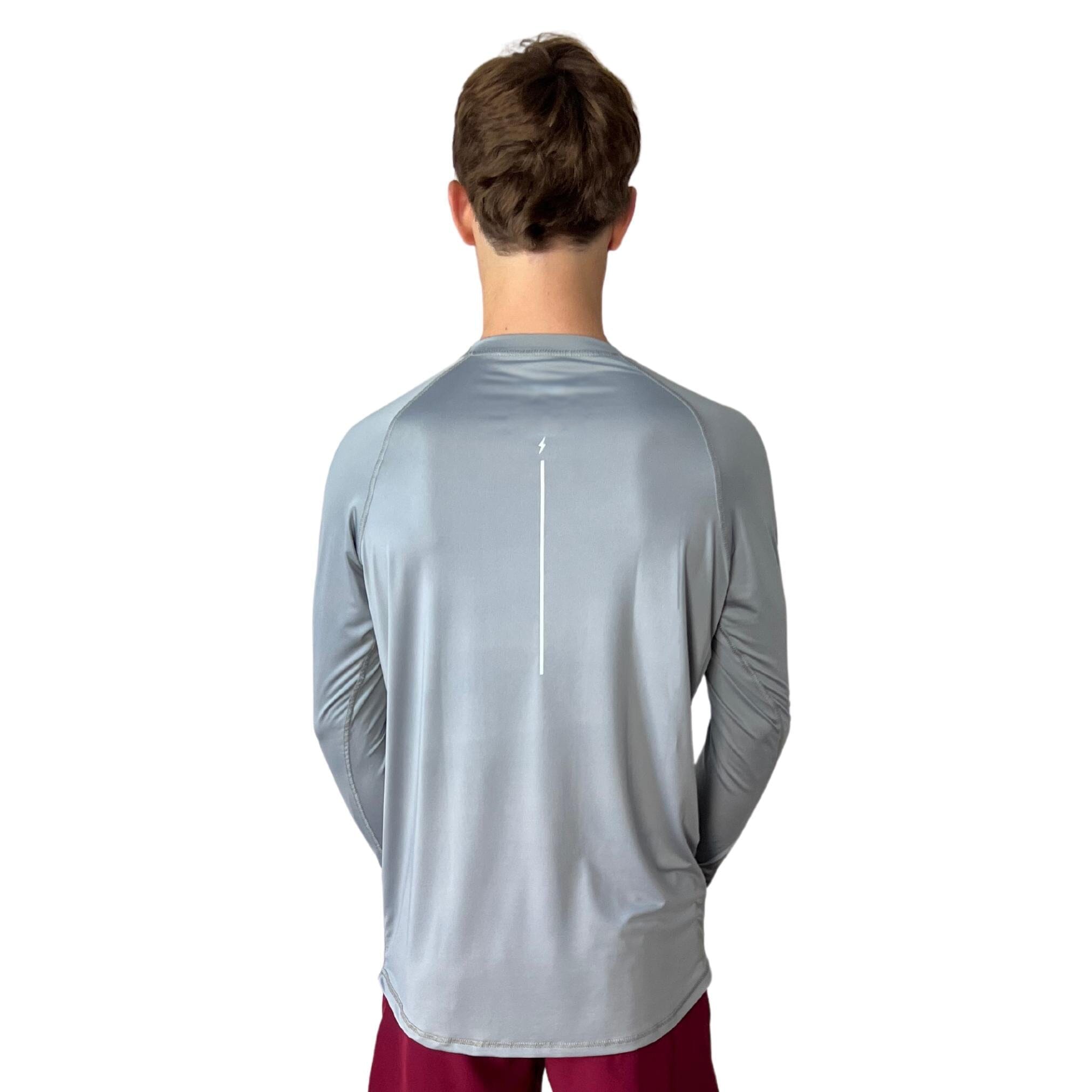 Performance Long Sleeve Shirt - Grey- quickbuy