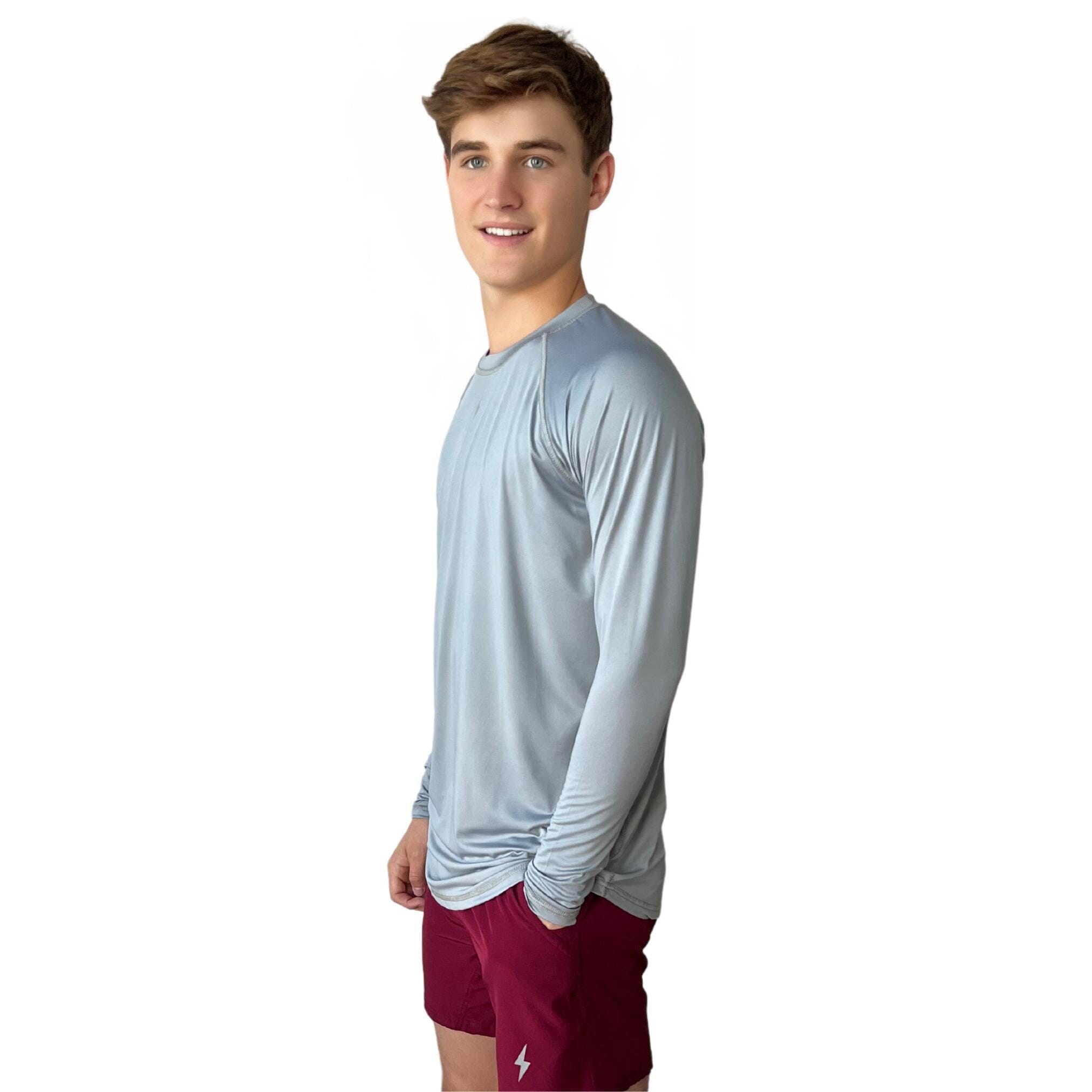 Performance Long Sleeve Shirt - Grey- thumb 5