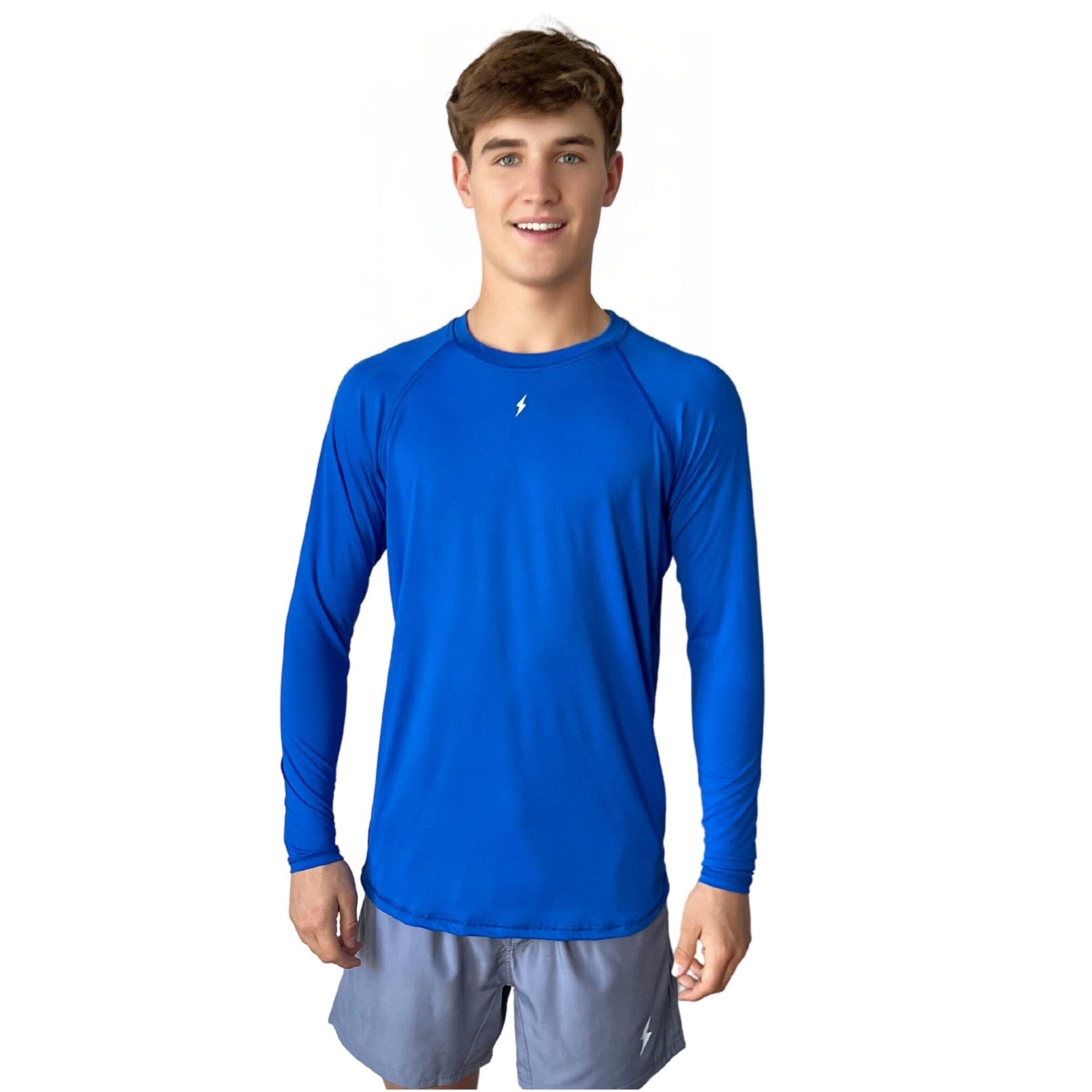 Performance Long Sleeve Shirt - Royal Blue- quickbuy