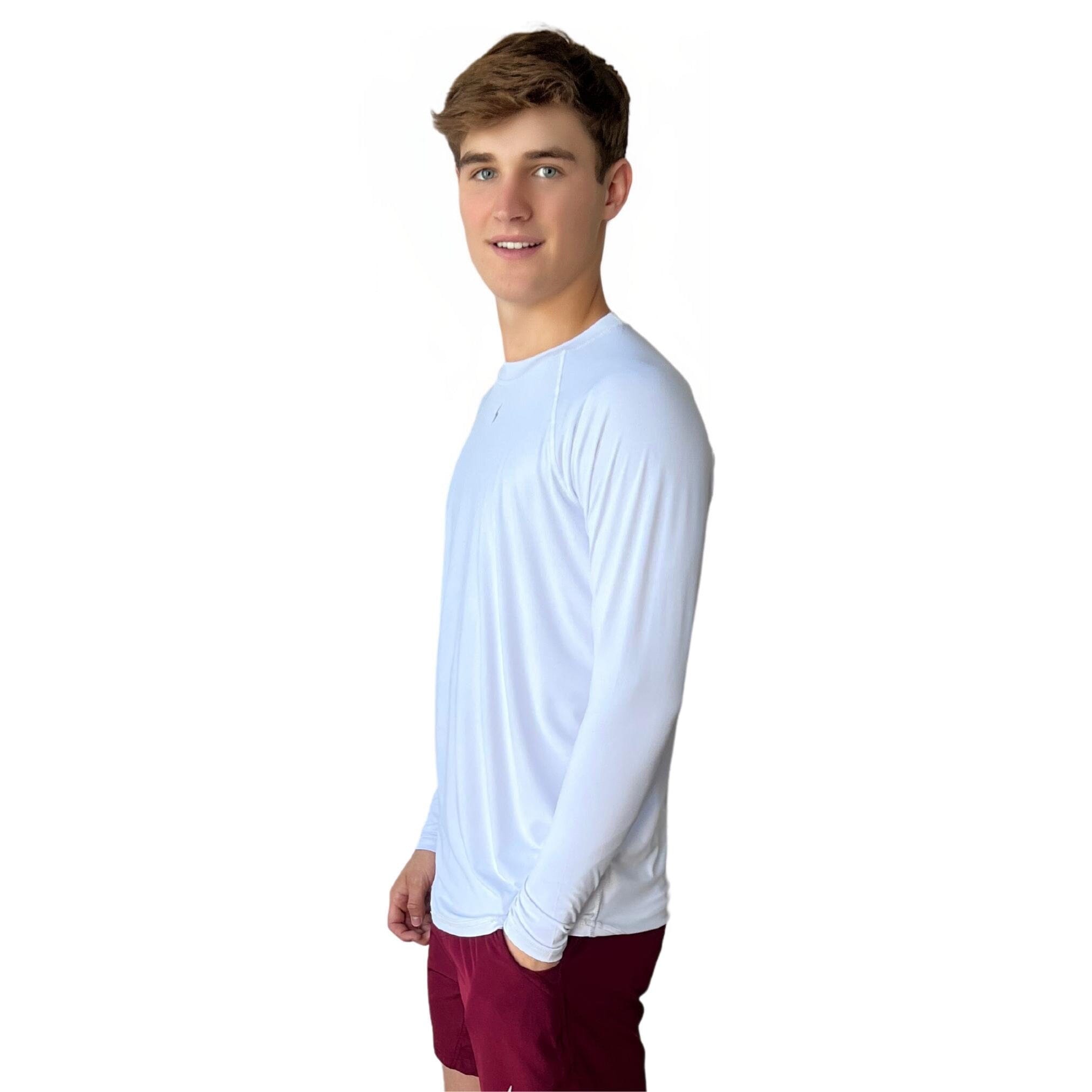 Performance Long Sleeve Shirt - White- thumb 5