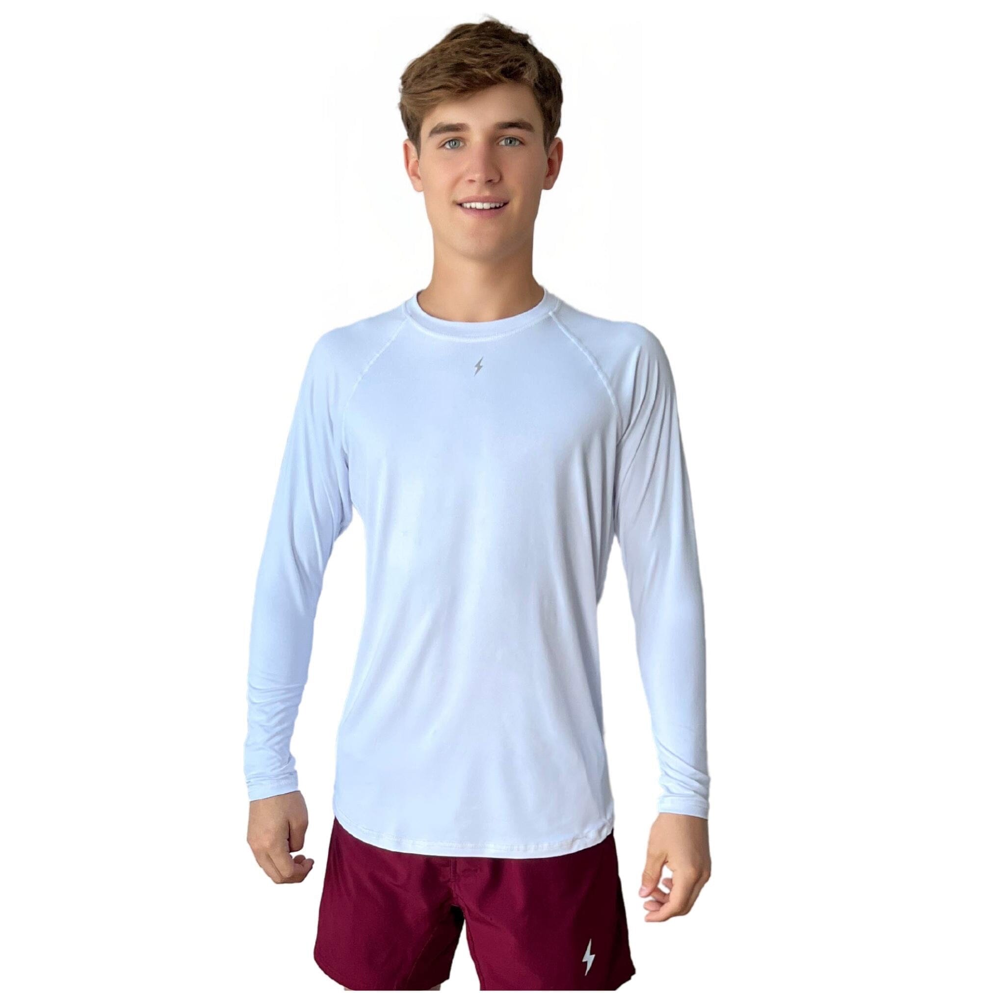 Performance Long Sleeve Shirt - White- quickbuy