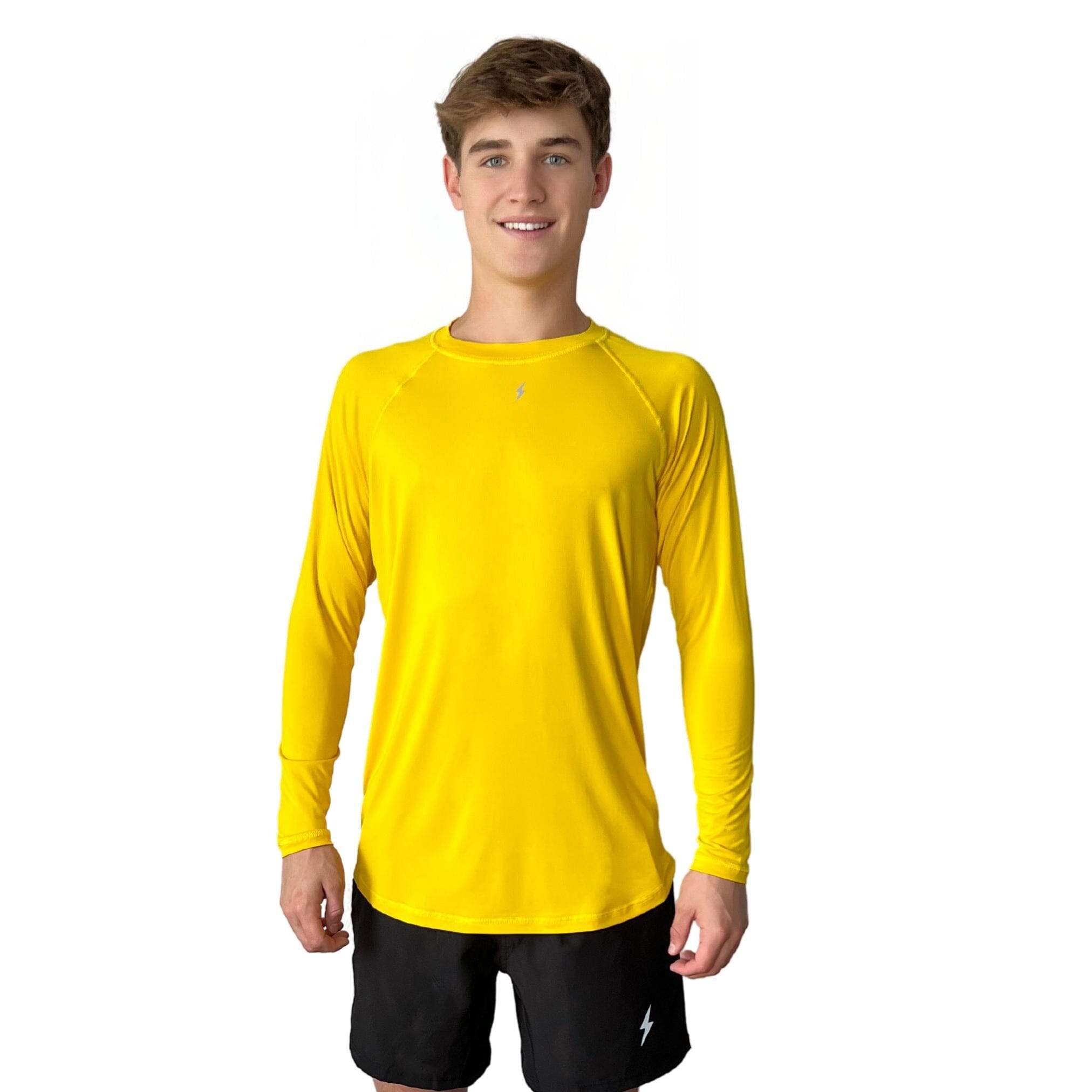 Performance Long Sleeve Shirt - Yellow- quickbuy