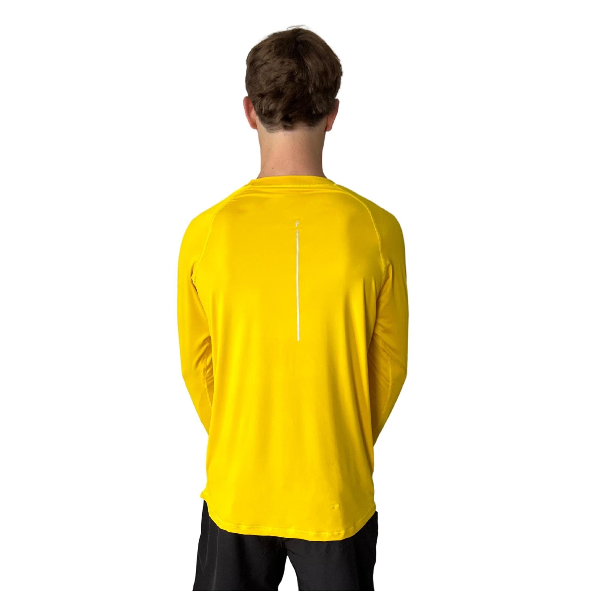Performance Long Sleeve Shirt - Yellow- thumb 5