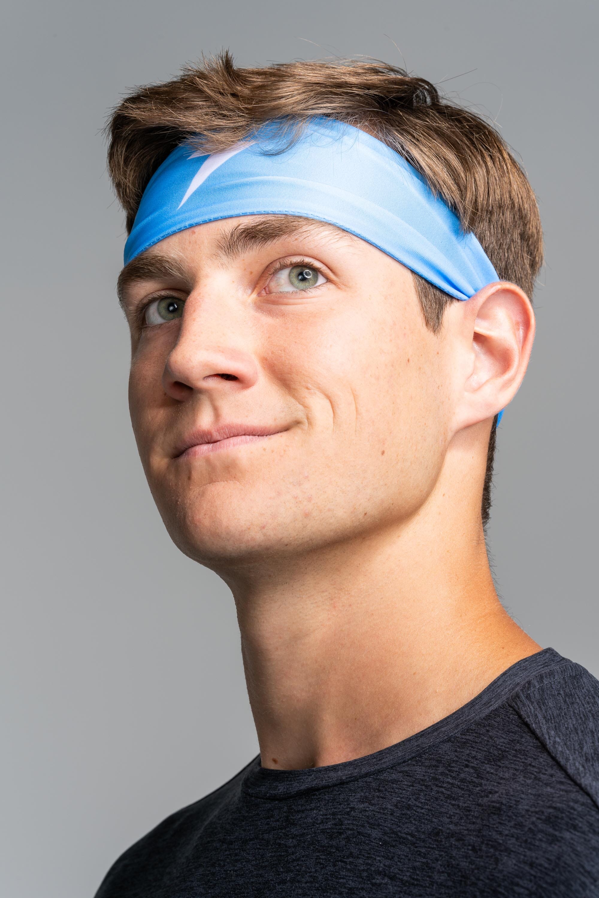 Performance Wide Headband - Baby Blue- thumb 1