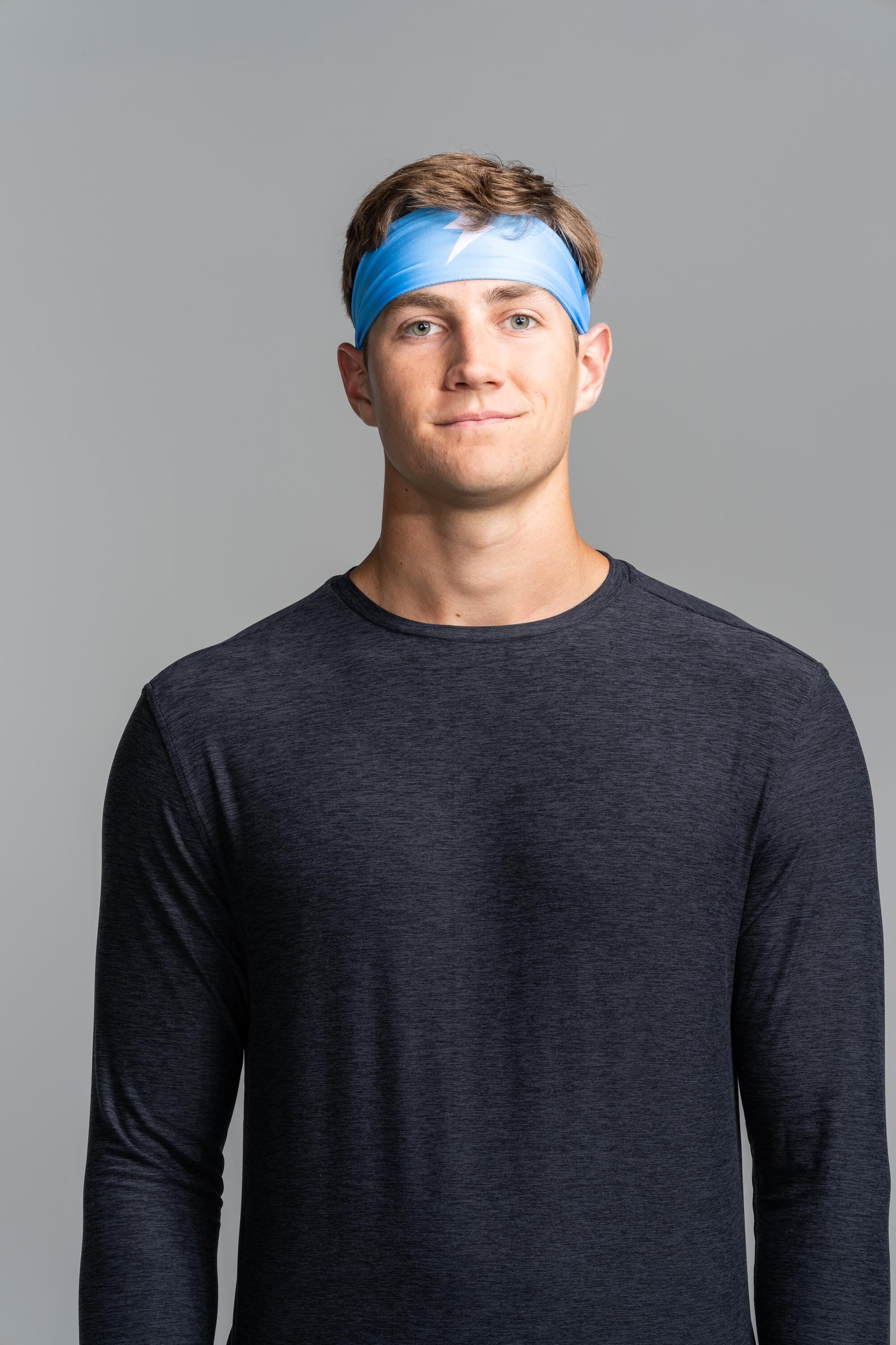 Performance Wide Headband - Baby Blue- thumb 2