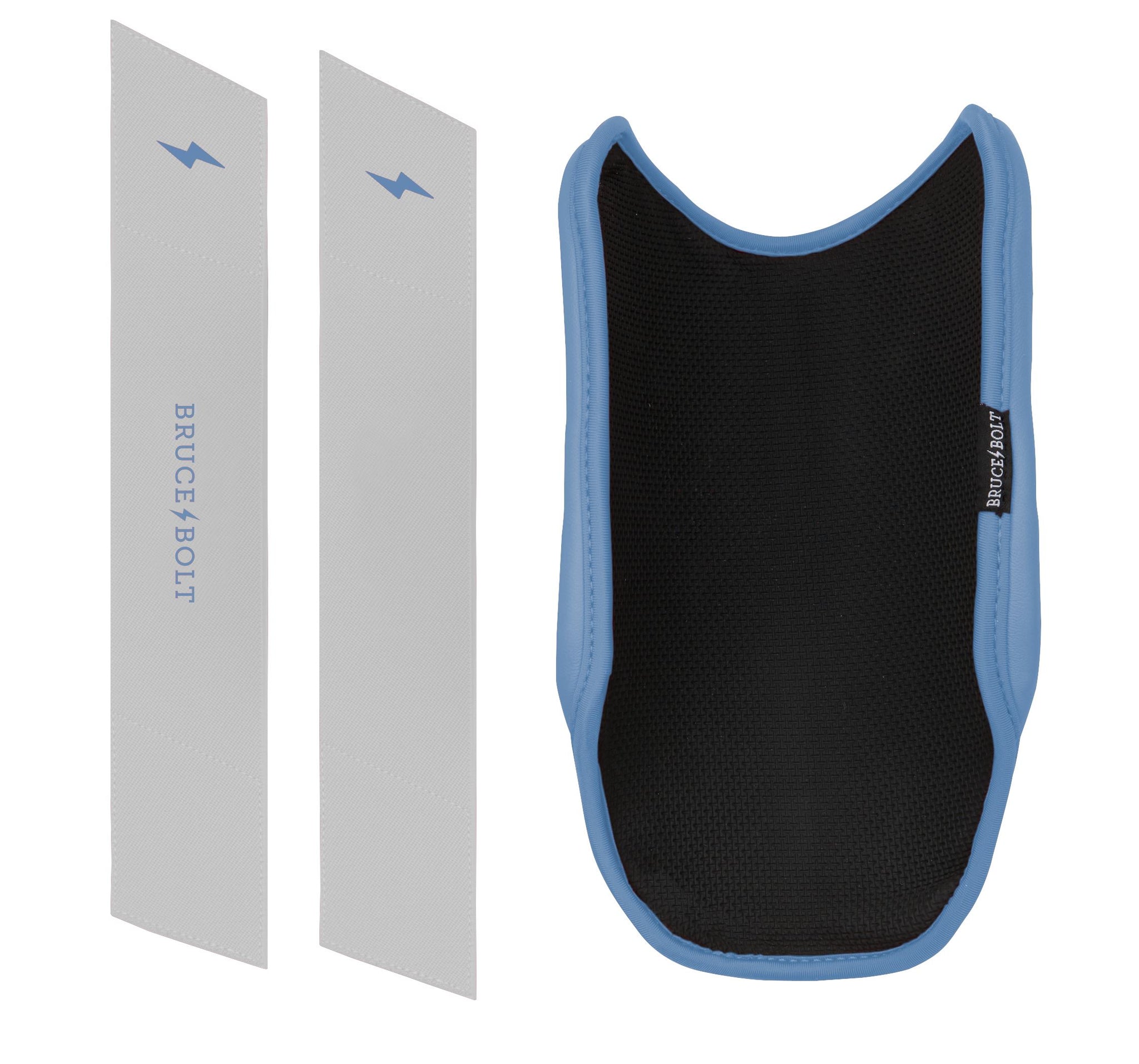 Chrome Series 9" Elbow Guard - Baby Blue- thumb 3