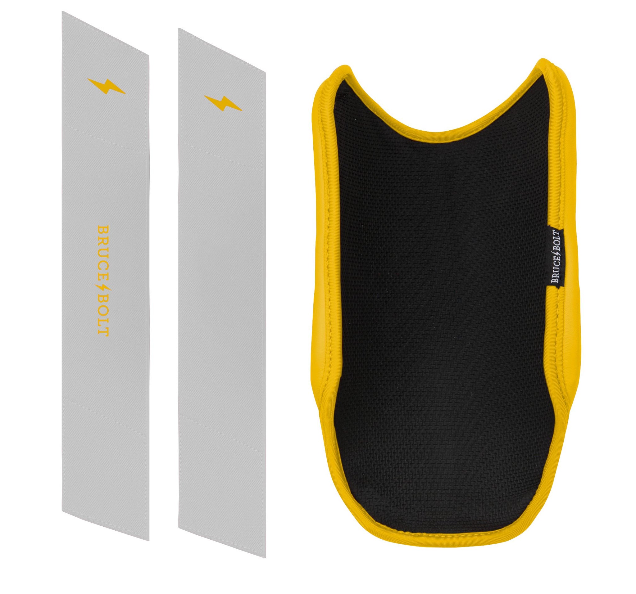 Chrome Series 9" Elbow Guard - Yellow- thumb 3