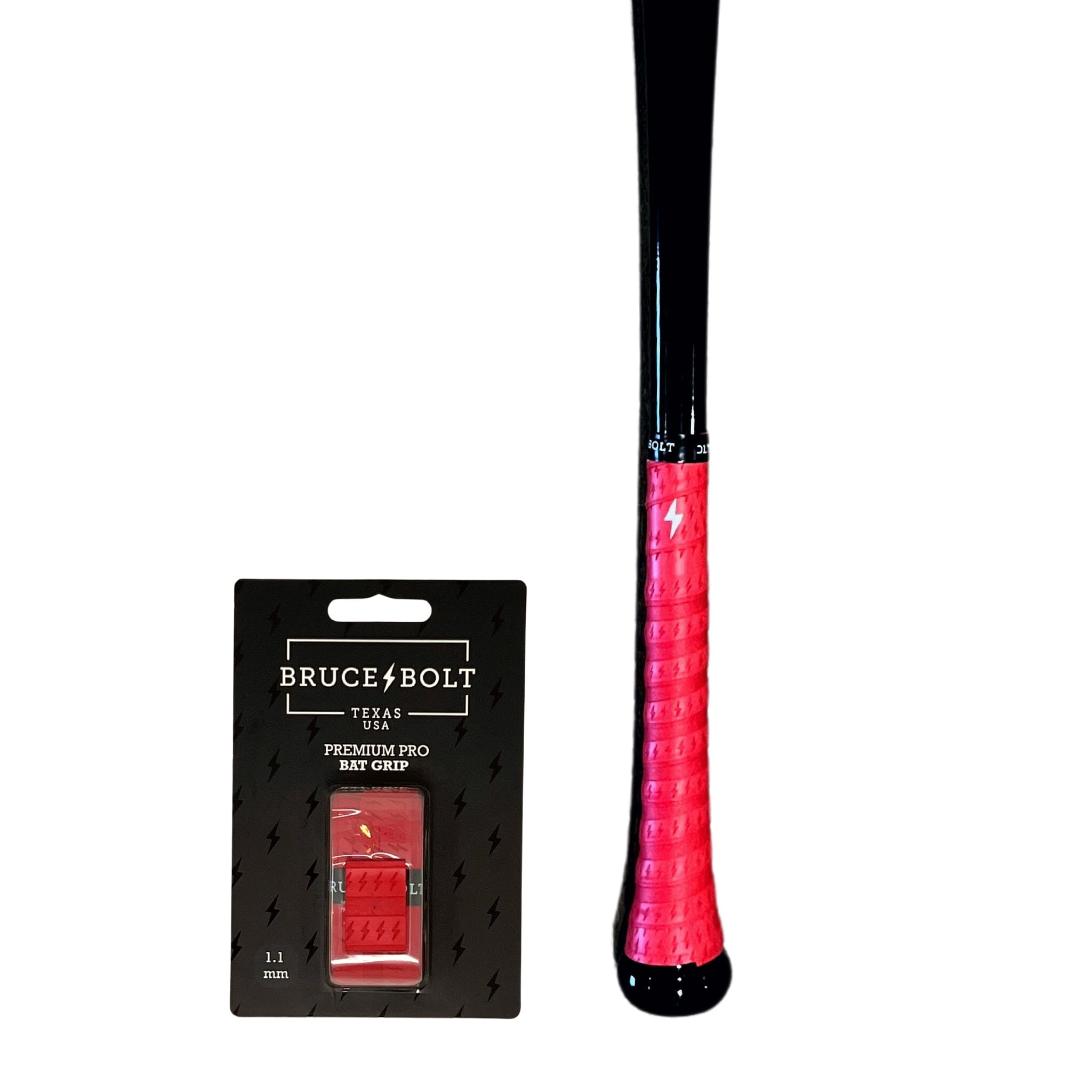 Premium Pro Bat Grip - Red- quickbuy