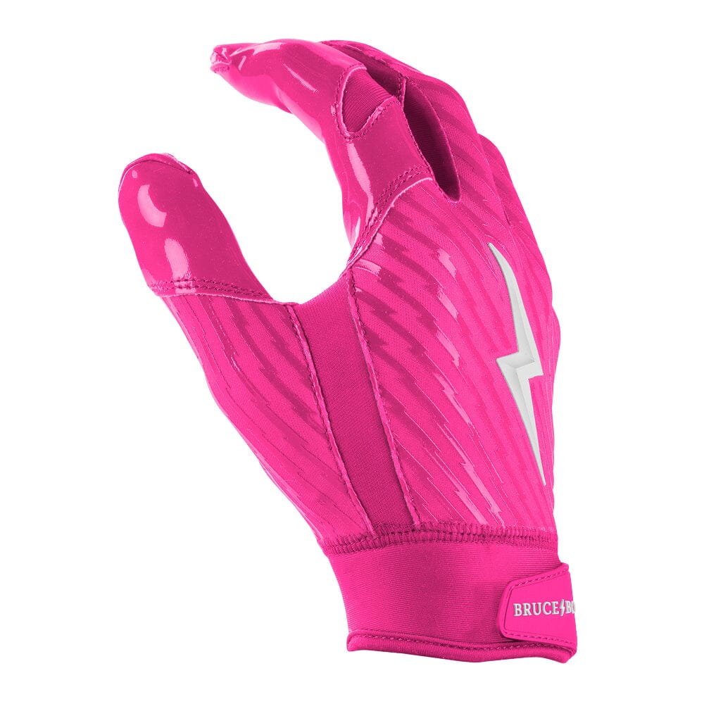 Neon Series Football Skill Gloves - Neon Pink - 3