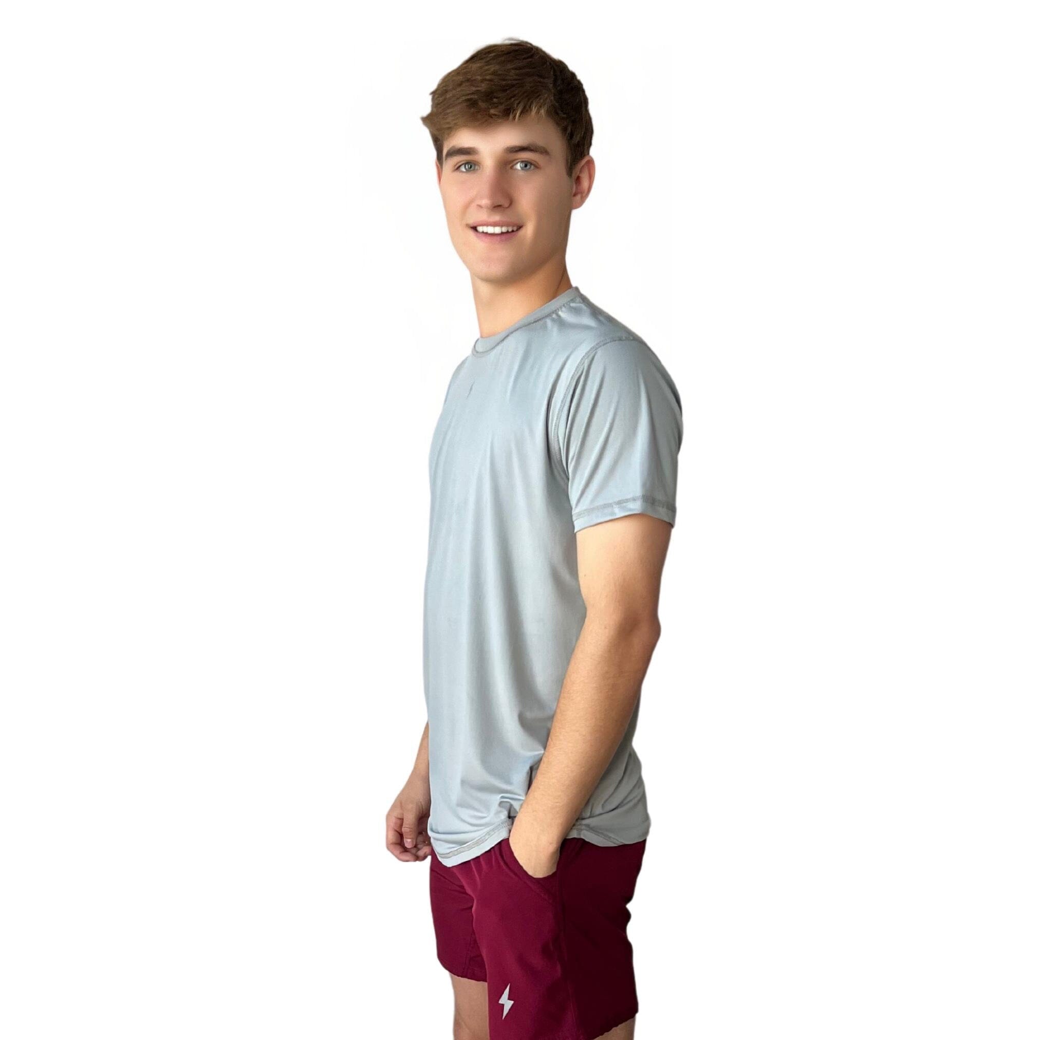 Performance Short Sleeve Shirt - Grey- thumb 2