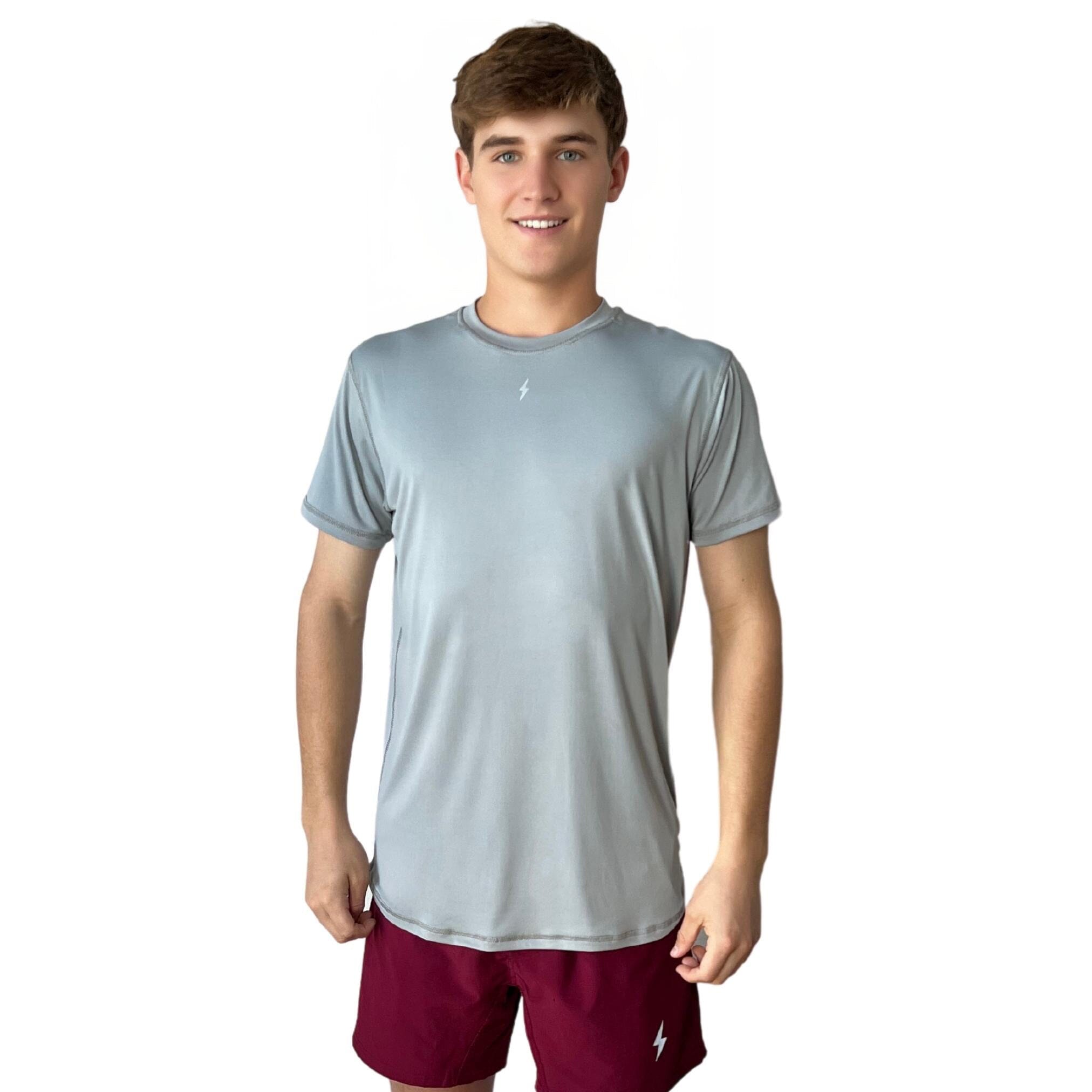 Performance Short Sleeve Shirt - Grey- thumb 1