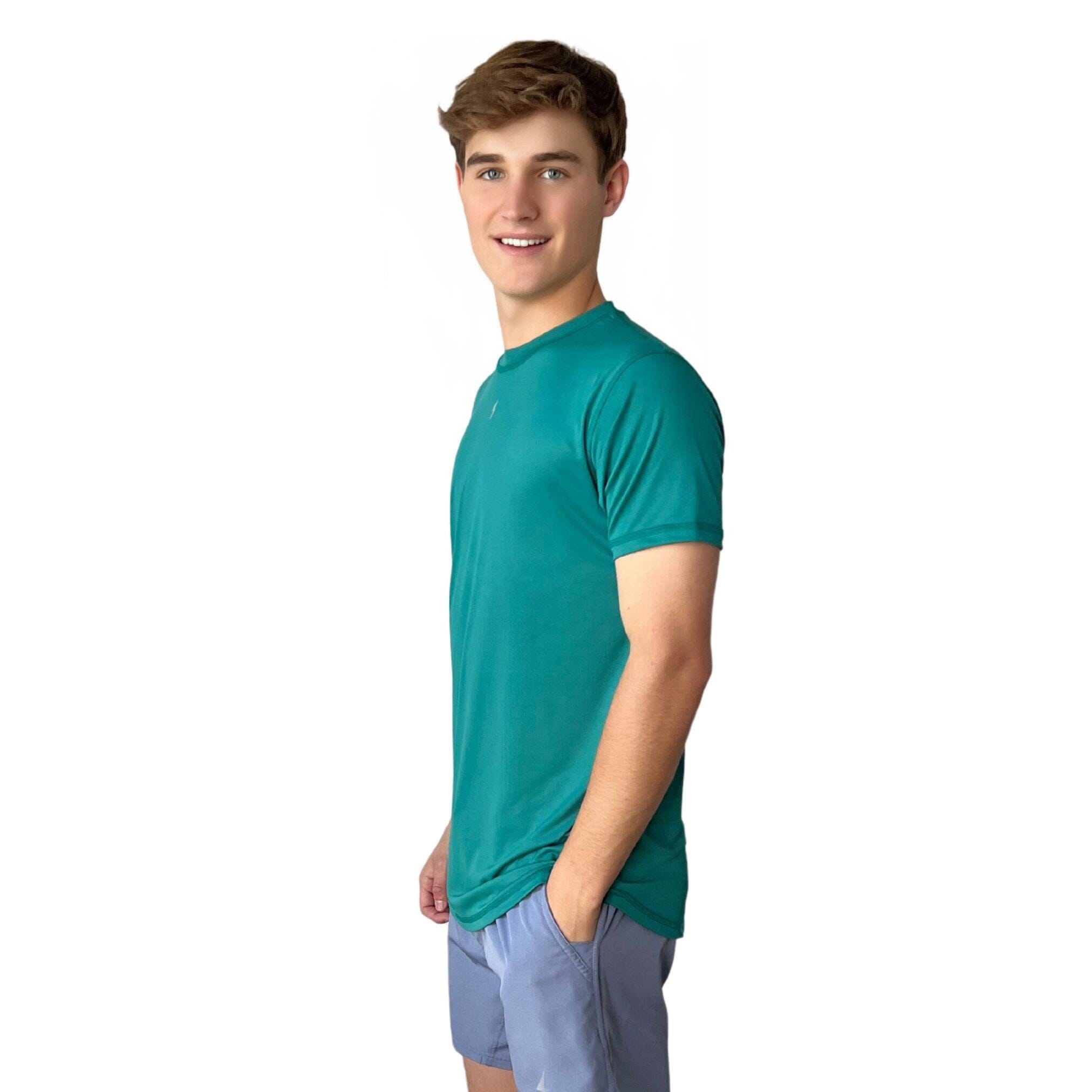 Performance Short Sleeve Shirt - Green- quickbuy
