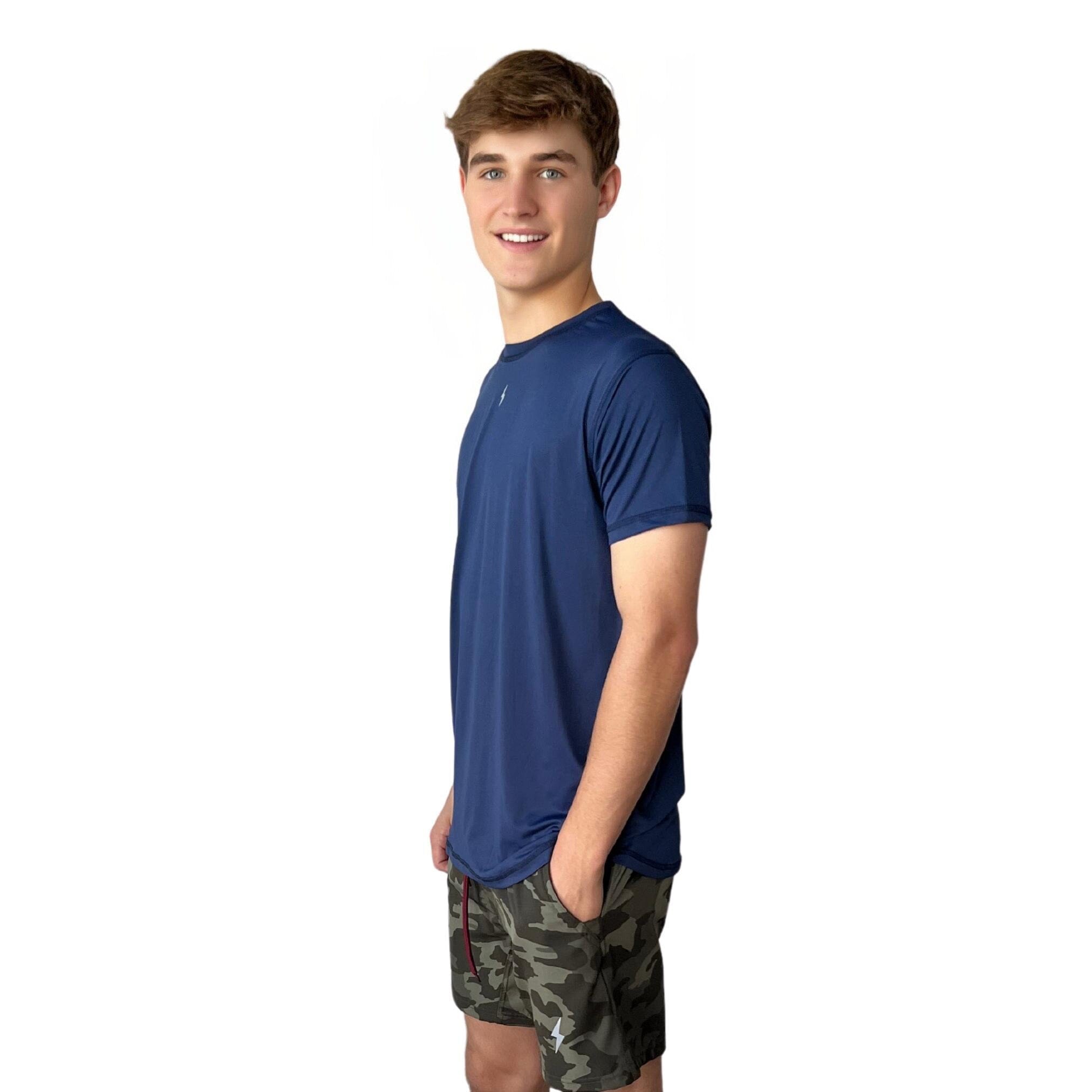 Performance Short Sleeve Shirt - Navy- thumb 2
