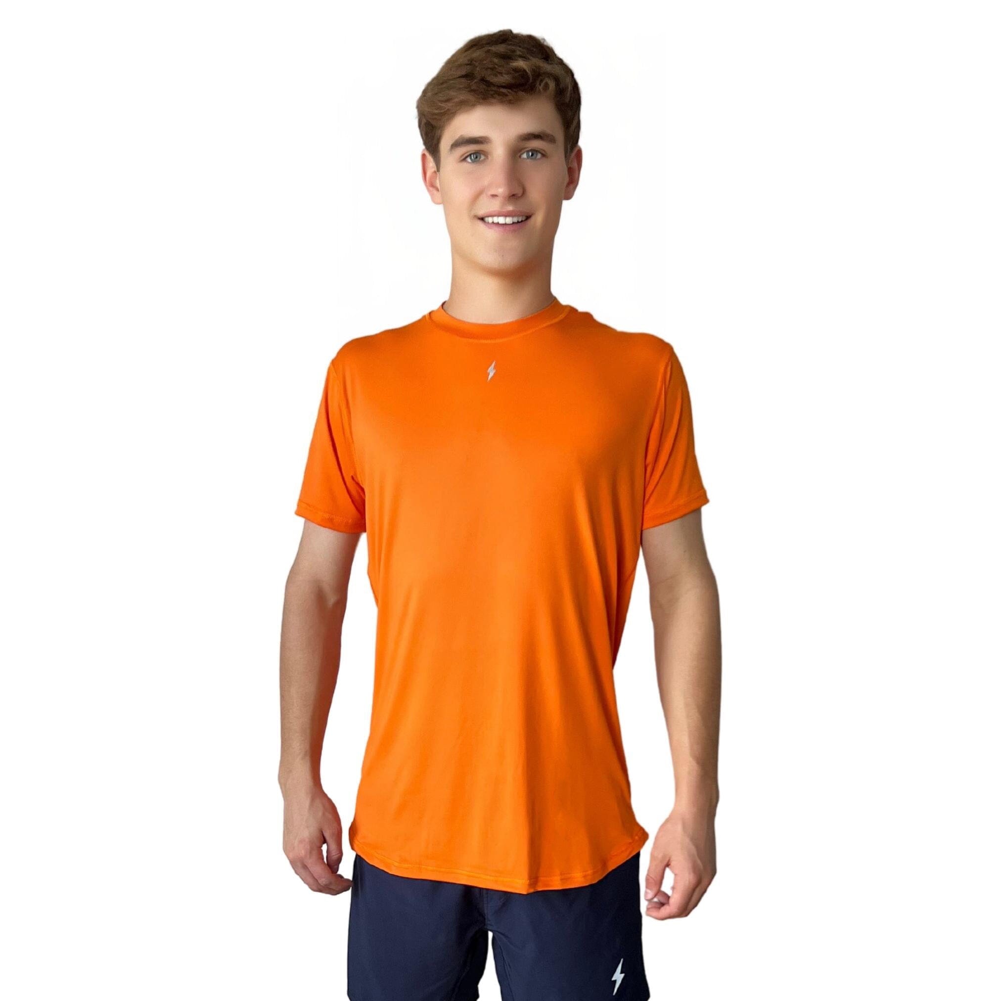Performance Short Sleeve Shirt - Orange- thumb 1