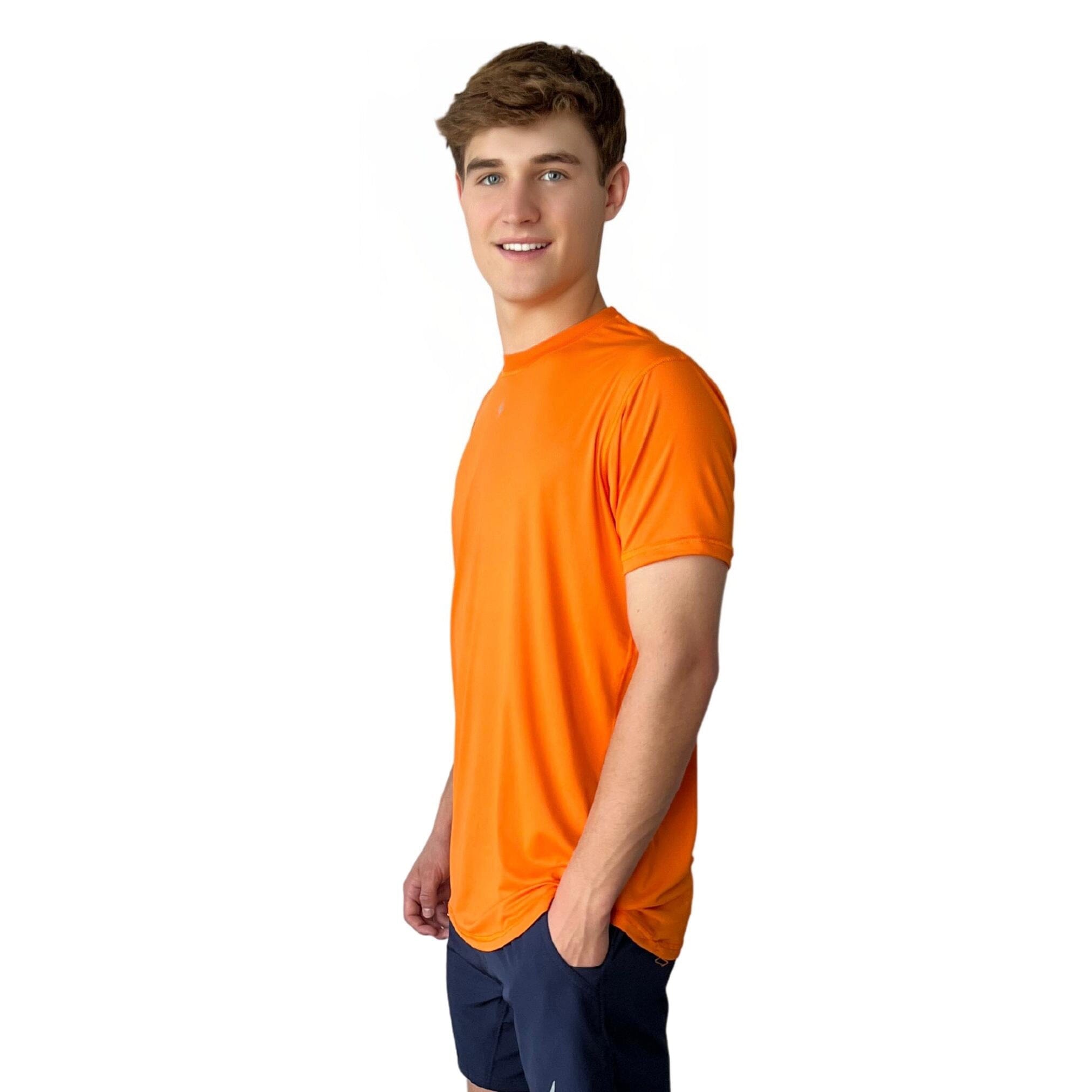 Performance Short Sleeve Shirt - Orange- thumb 2