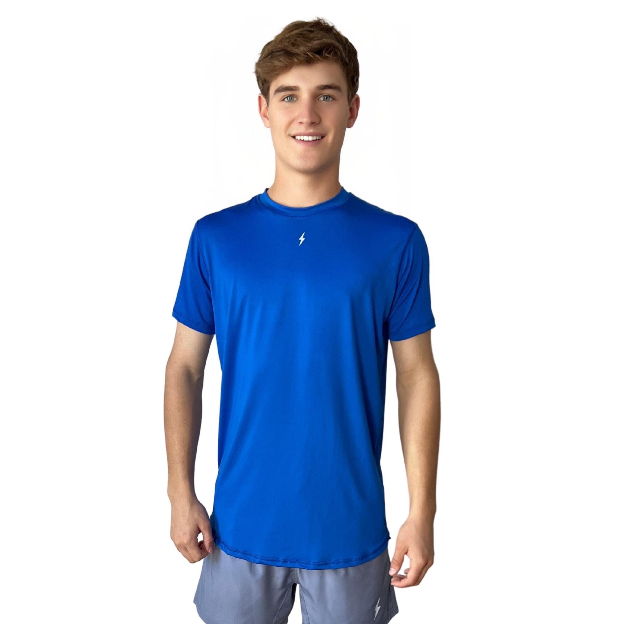 Performance Short Sleeve Shirt - Royal Blue- thumb 1