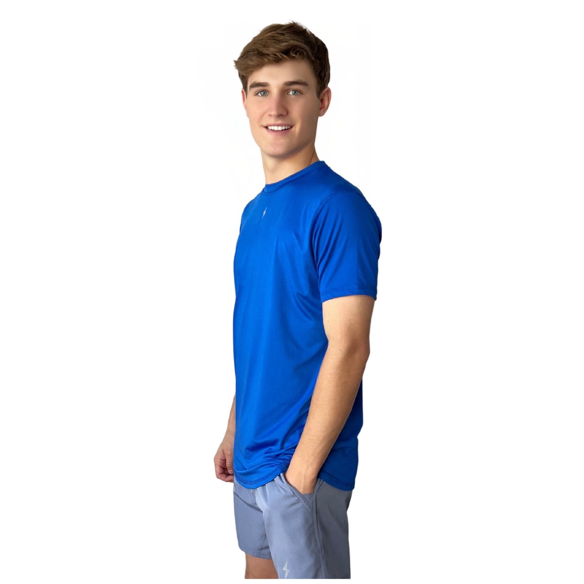 Performance Short Sleeve Shirt - Royal Blue- thumb 5