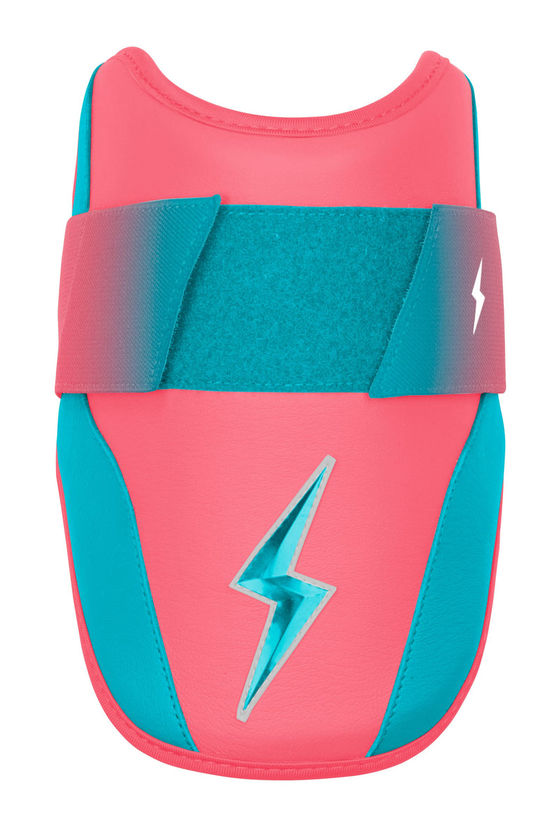 BRYONMAX LEGALLY L 軟式バット BRUCE BOLT Signature Series Elbow Guard - CLARK PINK/TEAL