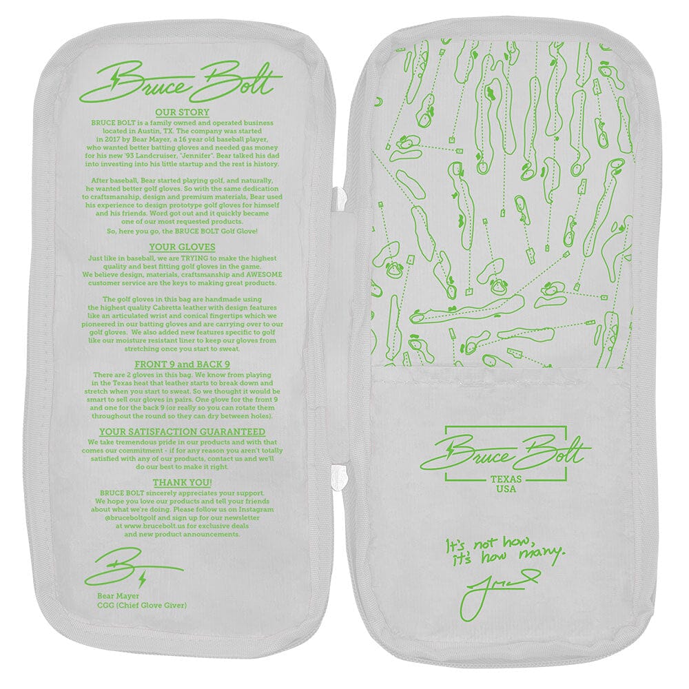 Jeff McNeil Signature Series Golf Gloves (On Left, 2-Pack) - Neon Green- thumb 8