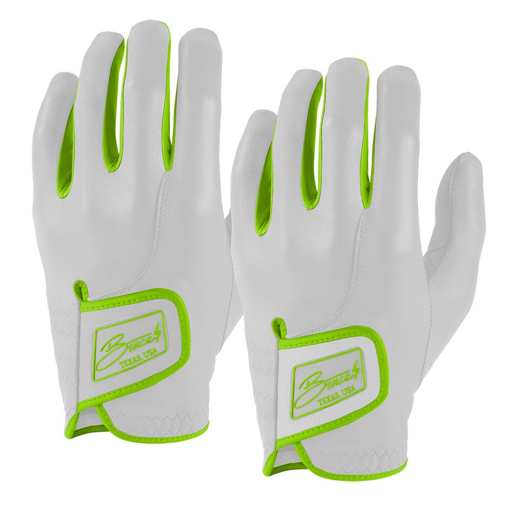 Jeff McNeil Signature Series Golf Gloves (On Left, 2-Pack) - Neon Green- quickbuy