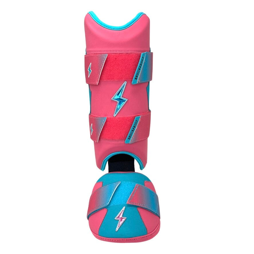 Max Clark Signature Series Leg Guard - Pink/Teal- quickbuy