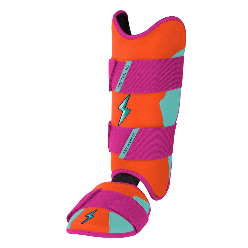 Fernando Tatis Jr. Signature Series Leg Guard - Aqua/Orange- thumb 4