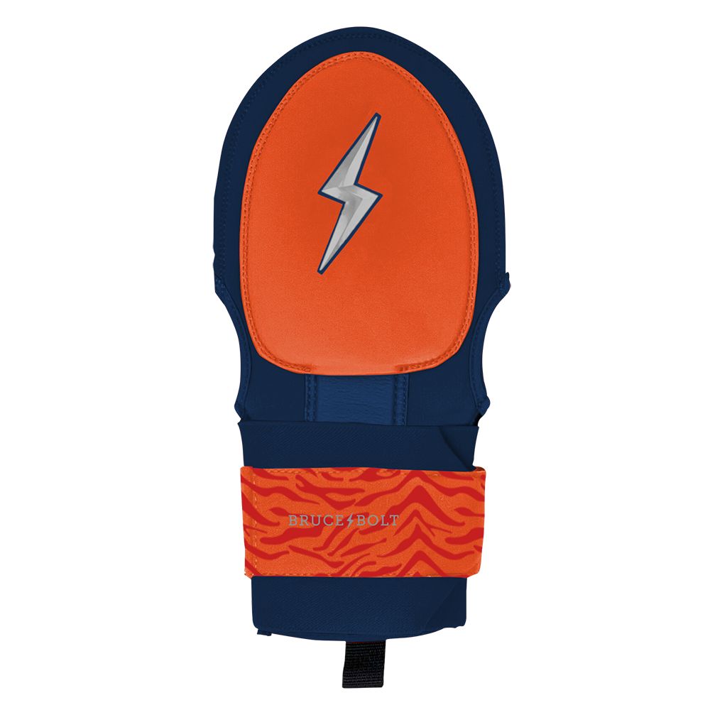 Max Clark Signature Series Sliding Mitt - Navy/Orange- quickbuy