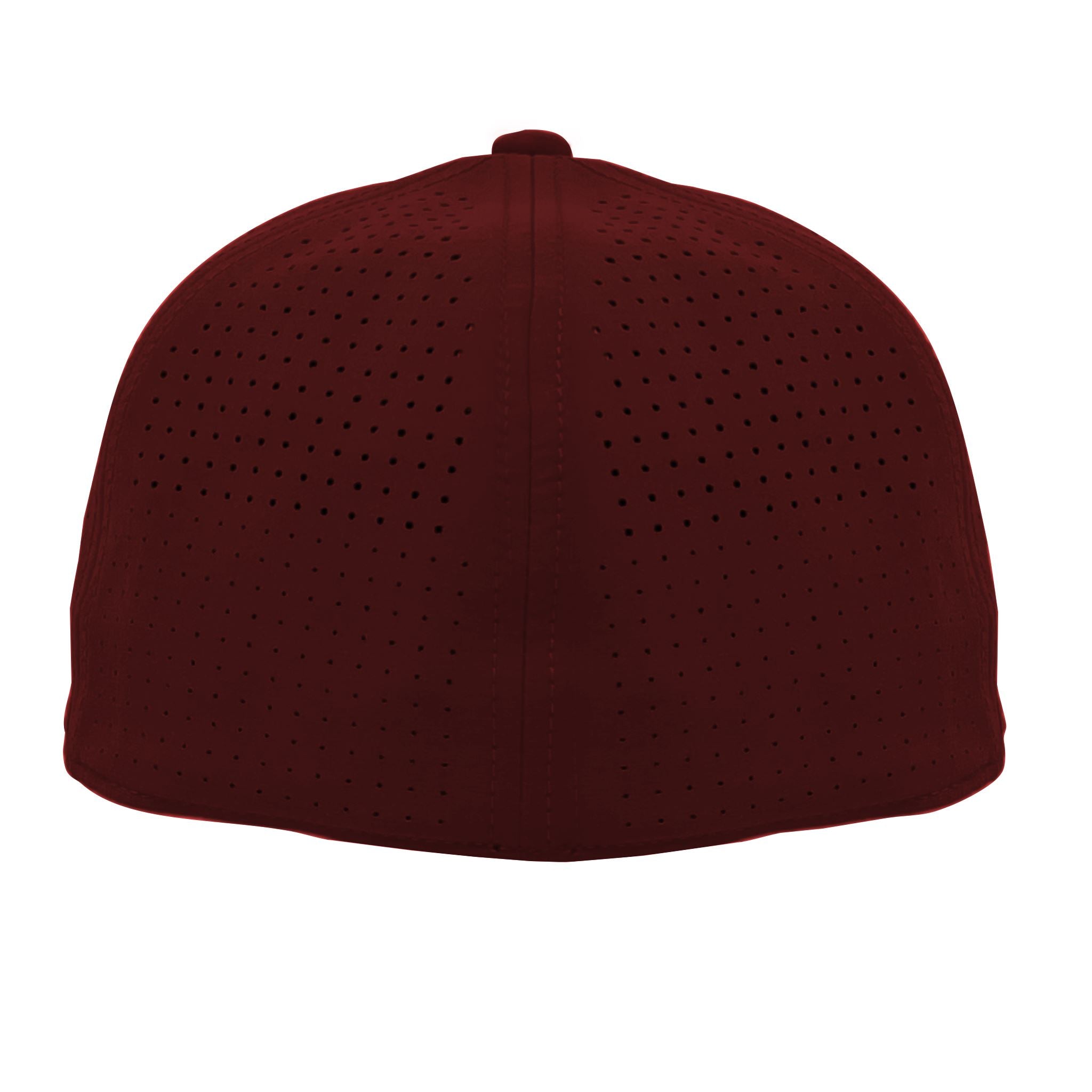SMART FIT Performance Blank Game Hat - Maroon- thumb 4