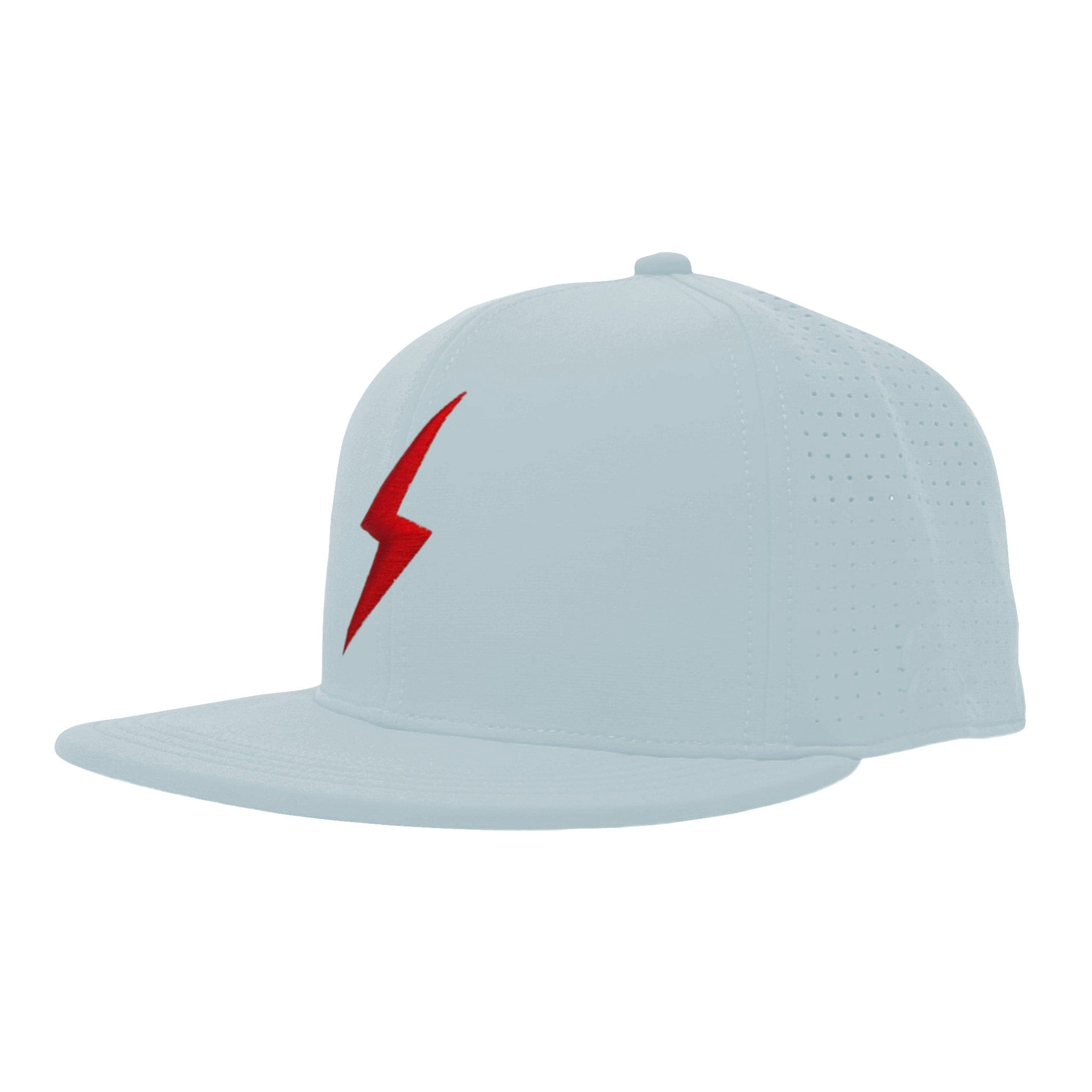 SMART FIT Performance BOLT Game Hat - Ice Blue/Red Bolt- thumb 1