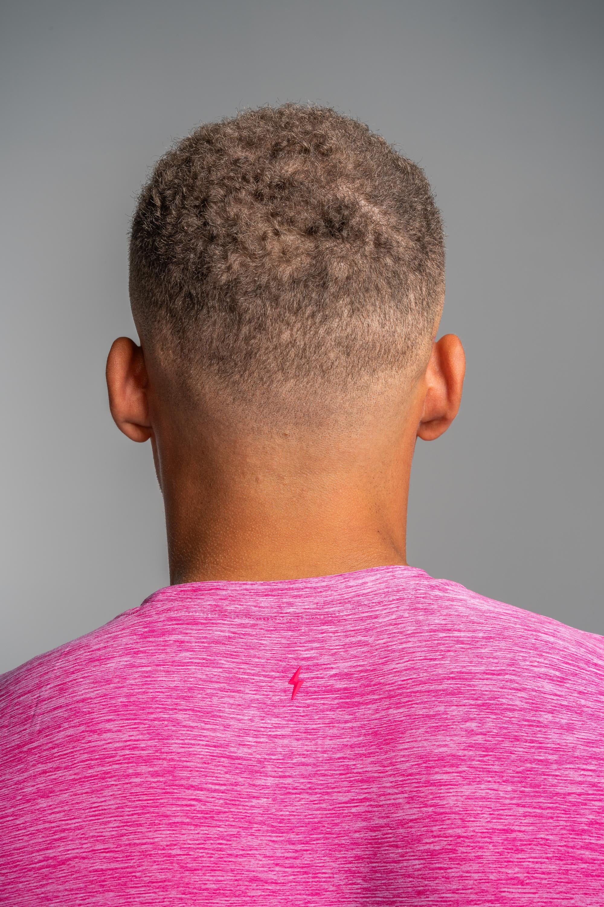 SuperSoft "BRUCE BOLT" Short Sleeve Shirt - Pink- quickbuy