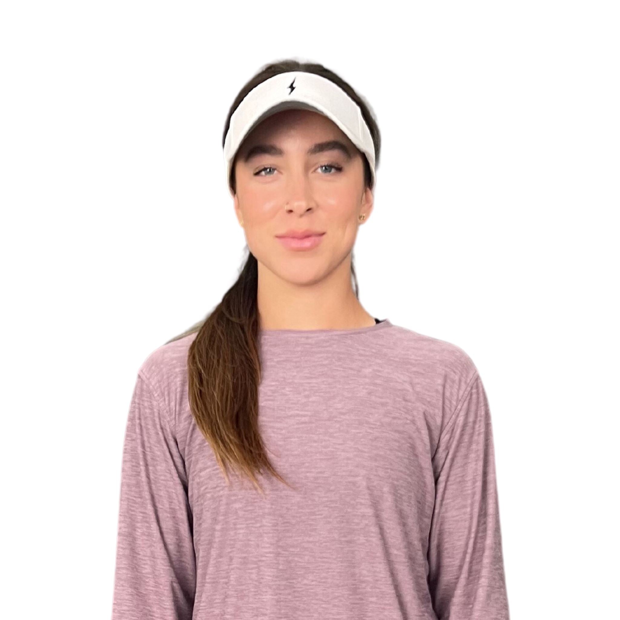 BOLT Visor - White/Black Bolt- thumb 5
