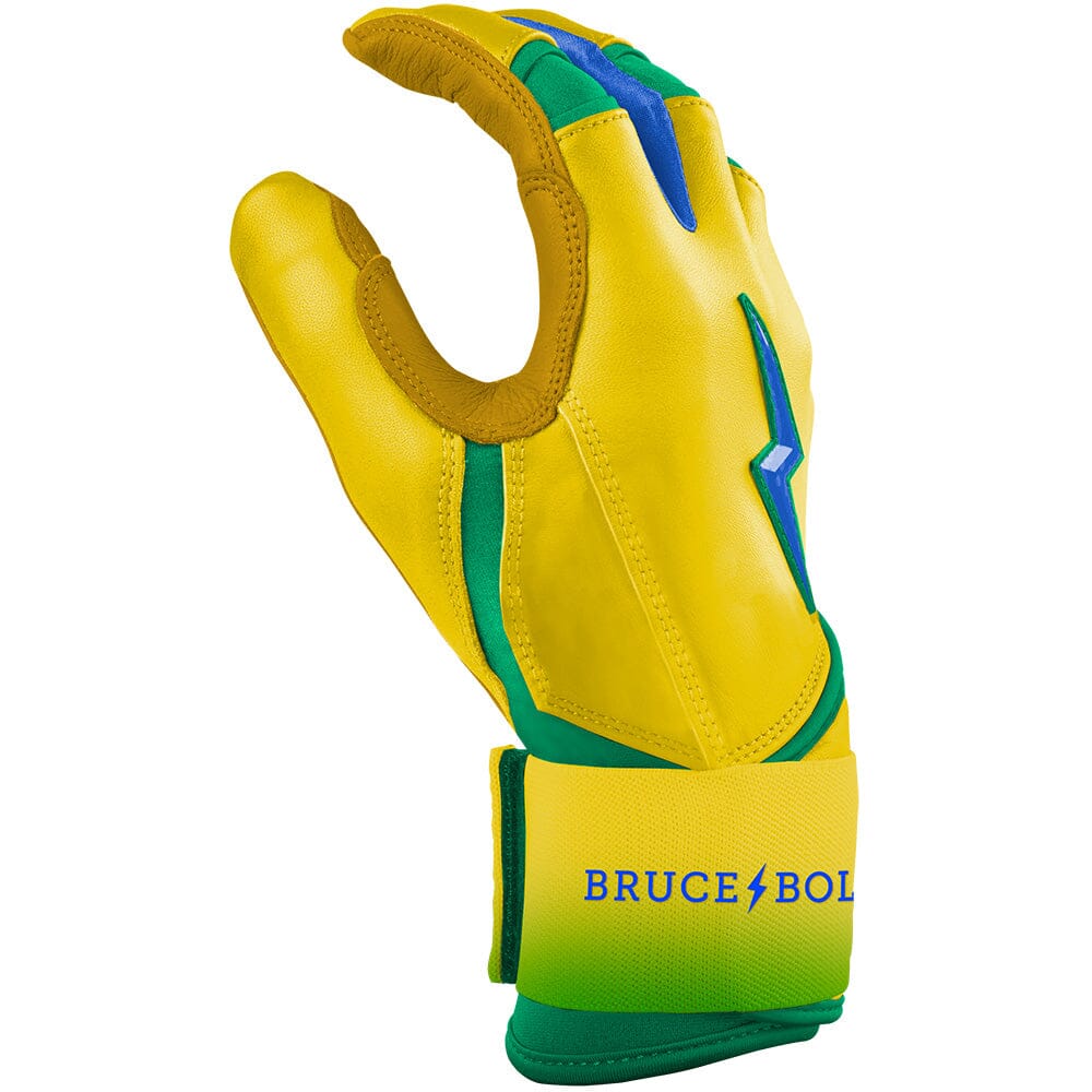 Coach RAC Creator Series Long Cuff Batting Gloves - Yellow- thumb 5